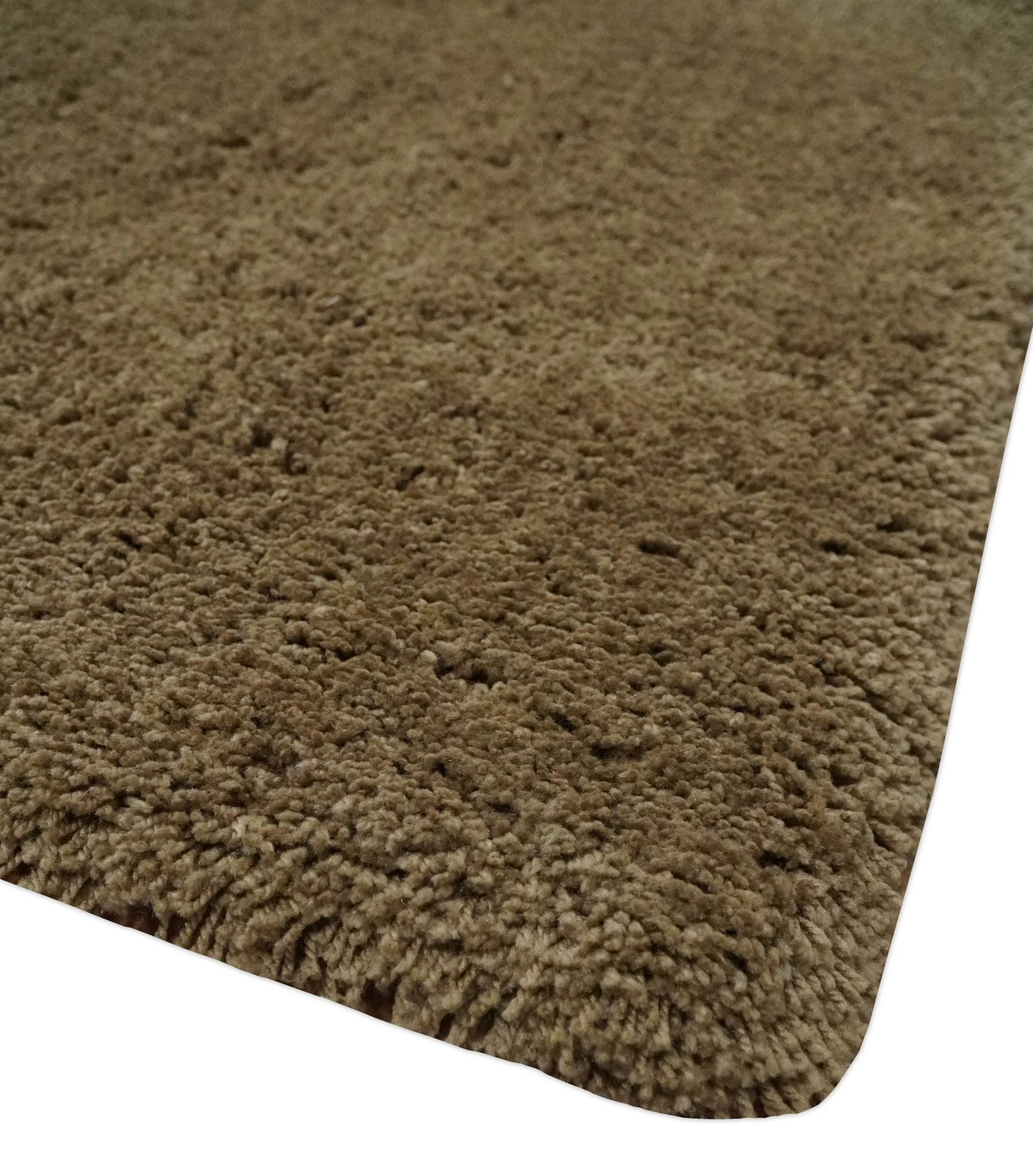 3x5, 4X6 and 5x7 Hand Woven Shag Olive Art Silk Soft Viscose Area Rug - Image 5