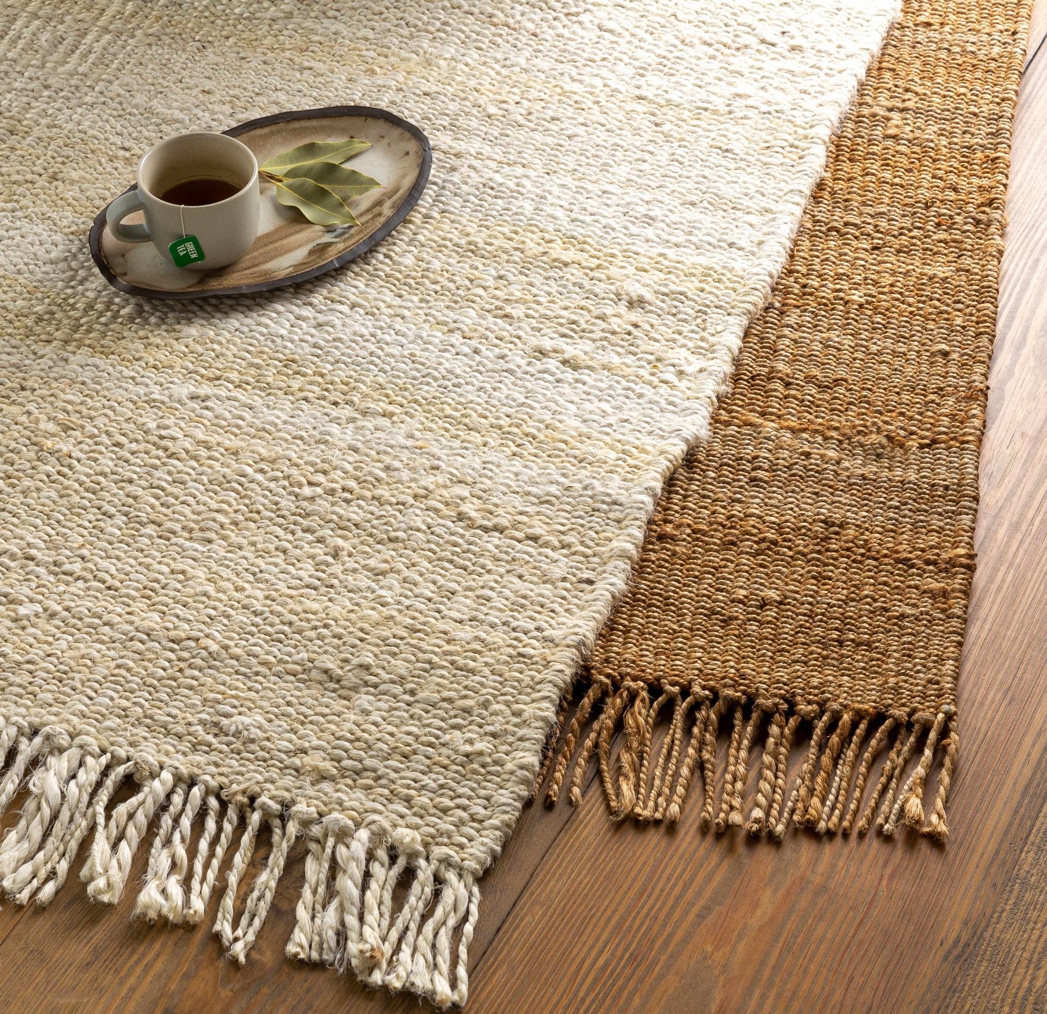 Hand Woven Tan Multi Size Jute Area Rug - Image 20