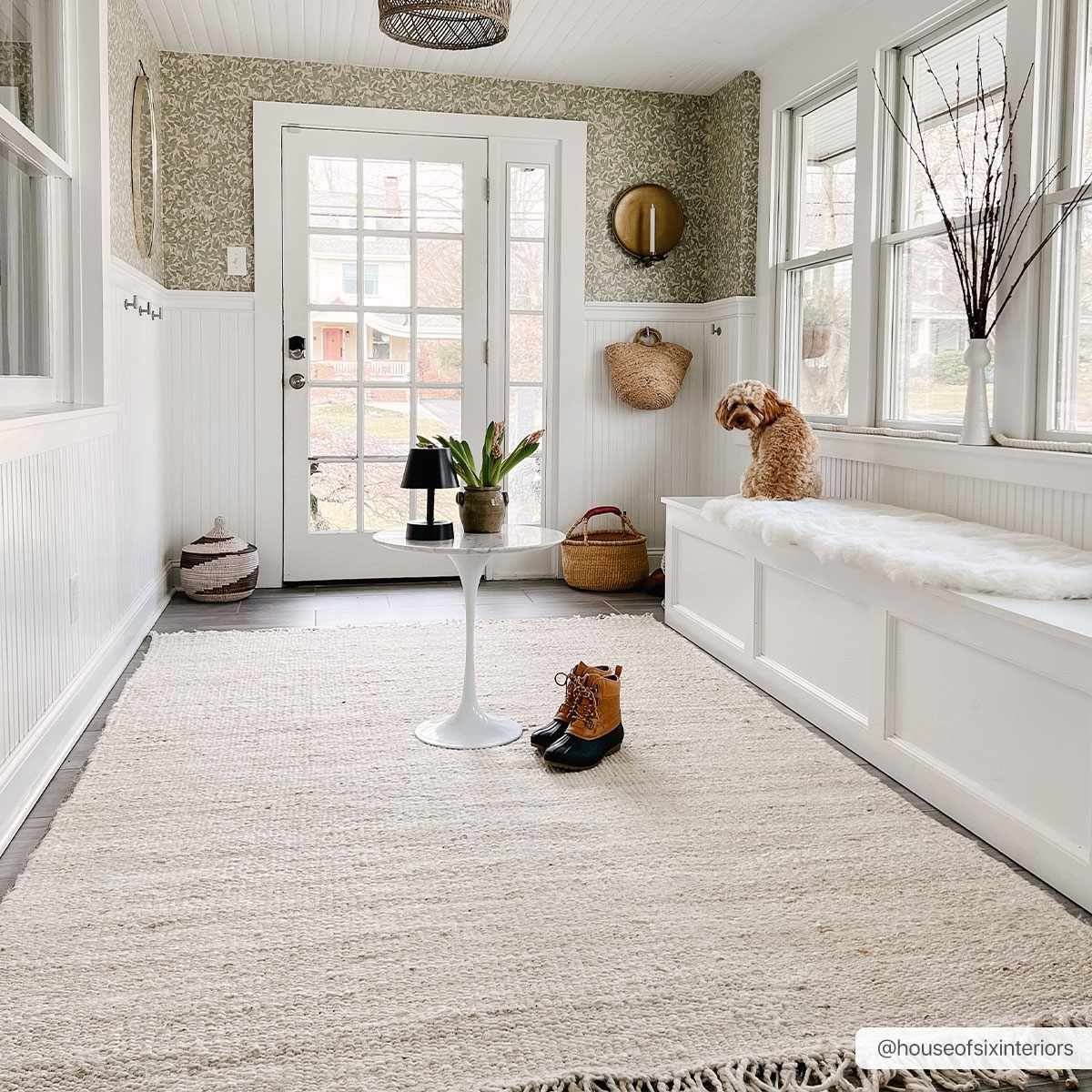 Hand Woven Tan Multi Size Jute Area Rug - Image 6