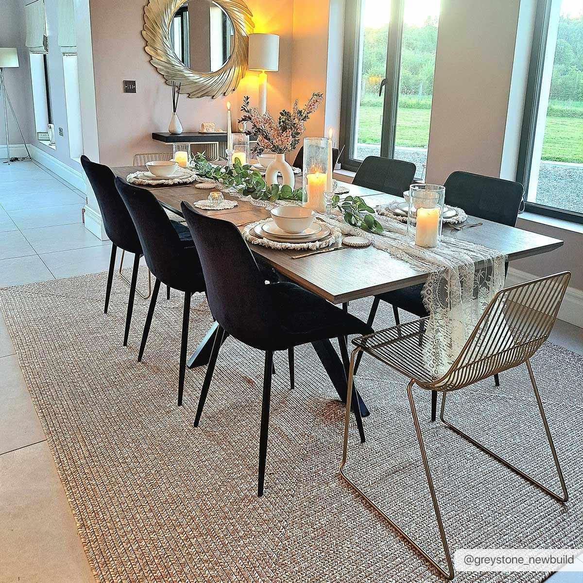 Ivory and Camel Chevron Design Jute Braided Outdoor safe area Rug - Image 14