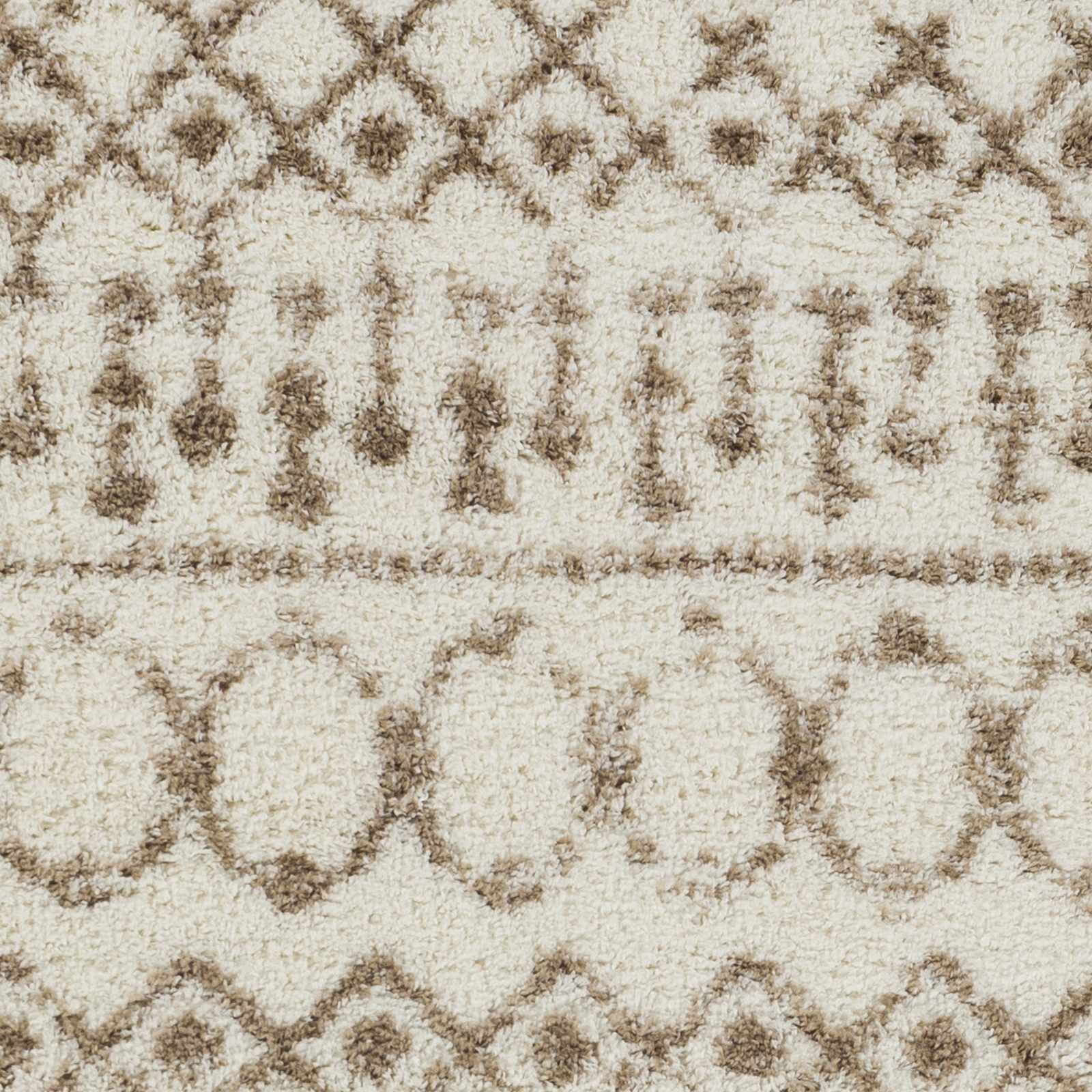 Ivory and Camel Traditional Tribal Design area rug - Image 3
