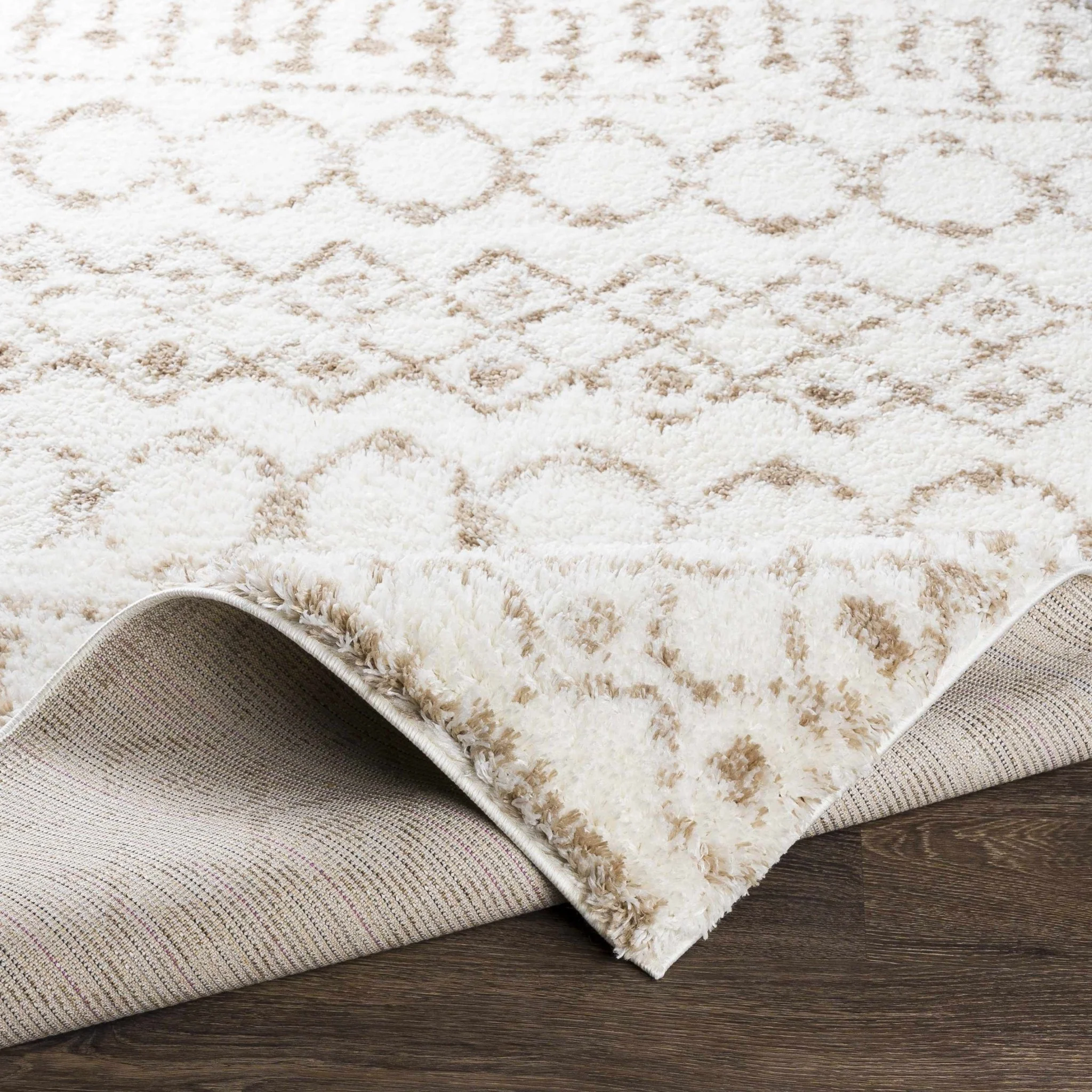 Ivory and Camel Traditional Tribal Design area rug - Image 5
