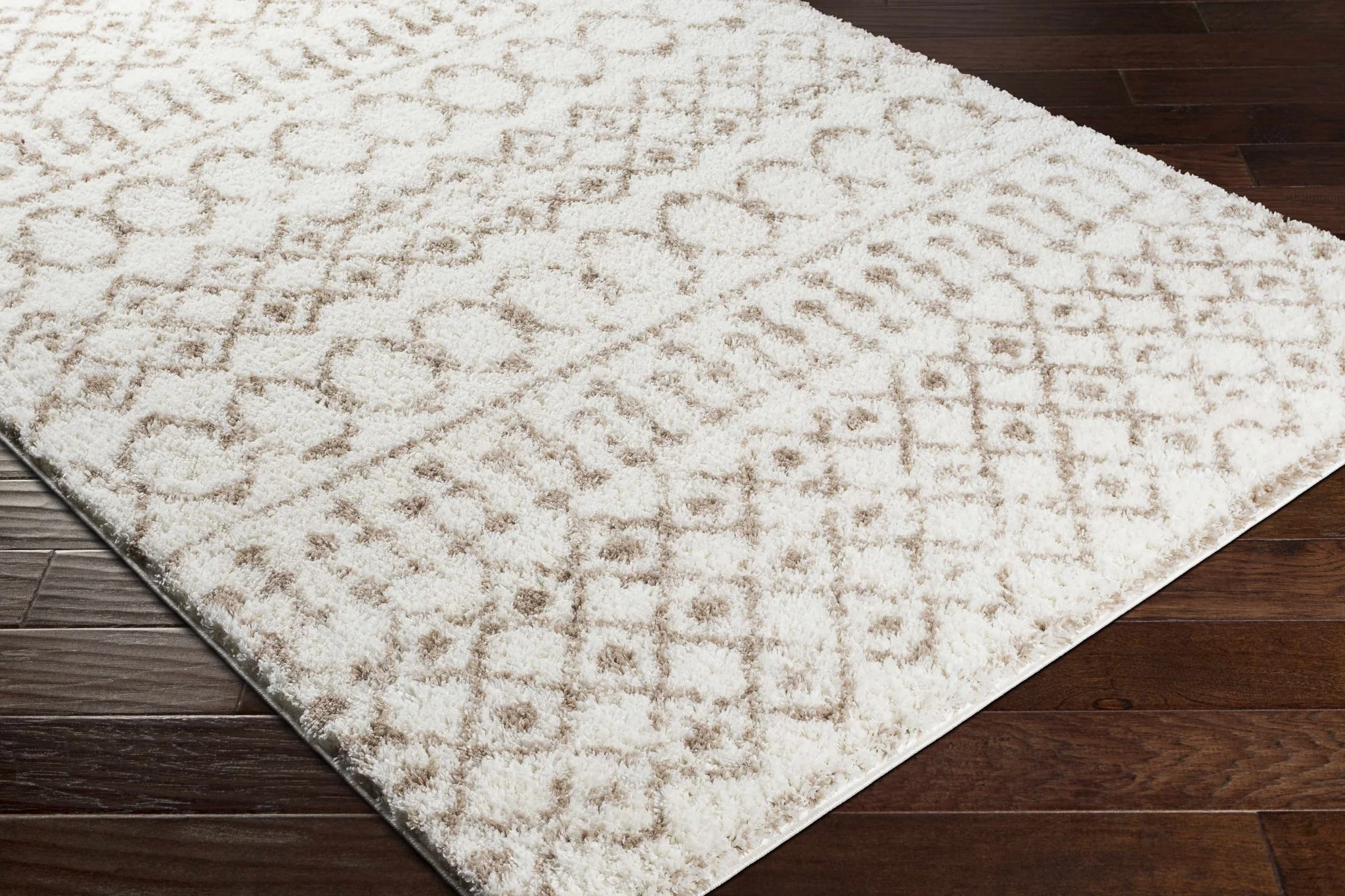 Ivory and Camel Traditional Tribal Design area rug - Image 6