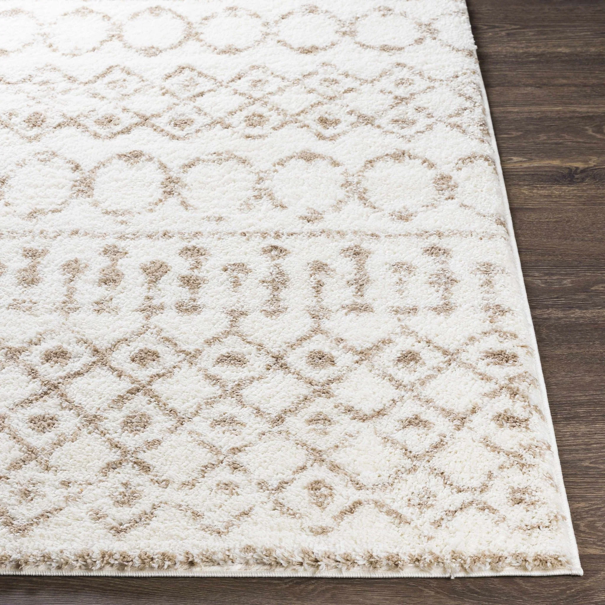 Ivory and Camel Traditional Tribal Design area rug - Image 7