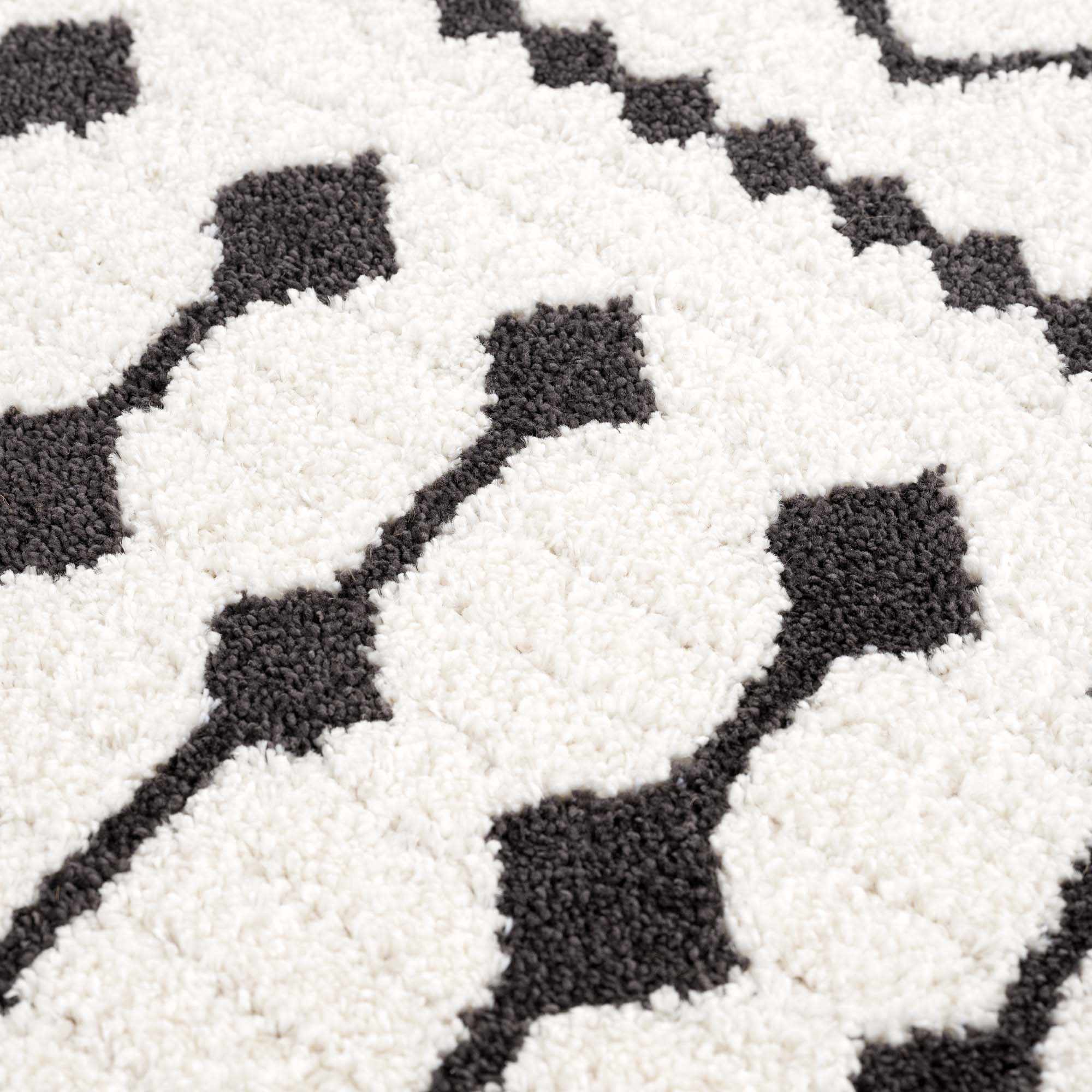Ivory and Charcoal Traditional Tribal Design Multi size area rug - Image 13