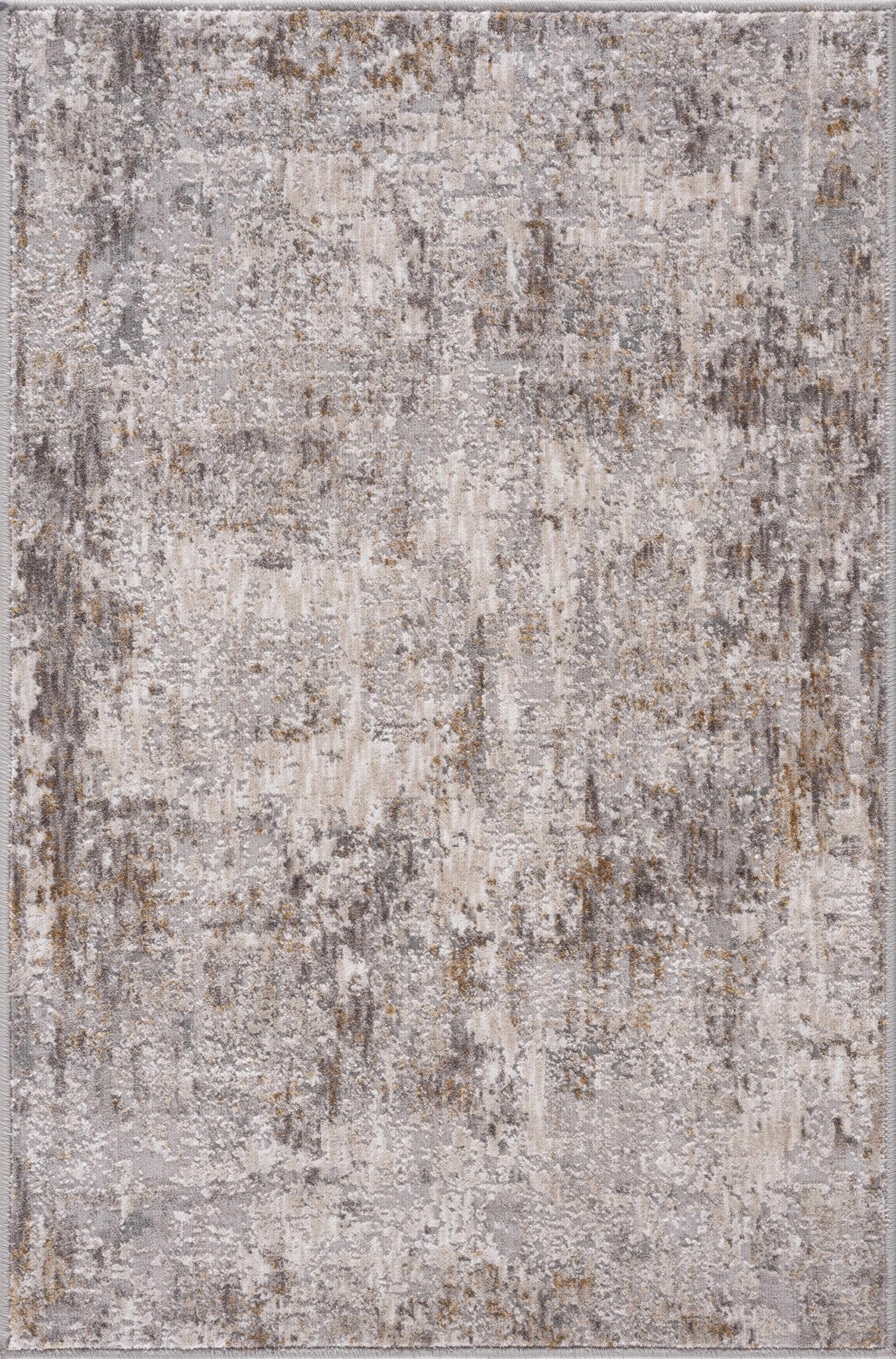 Ivory And Gray Contemporary Style Machine Woven Area Rug - Image 8