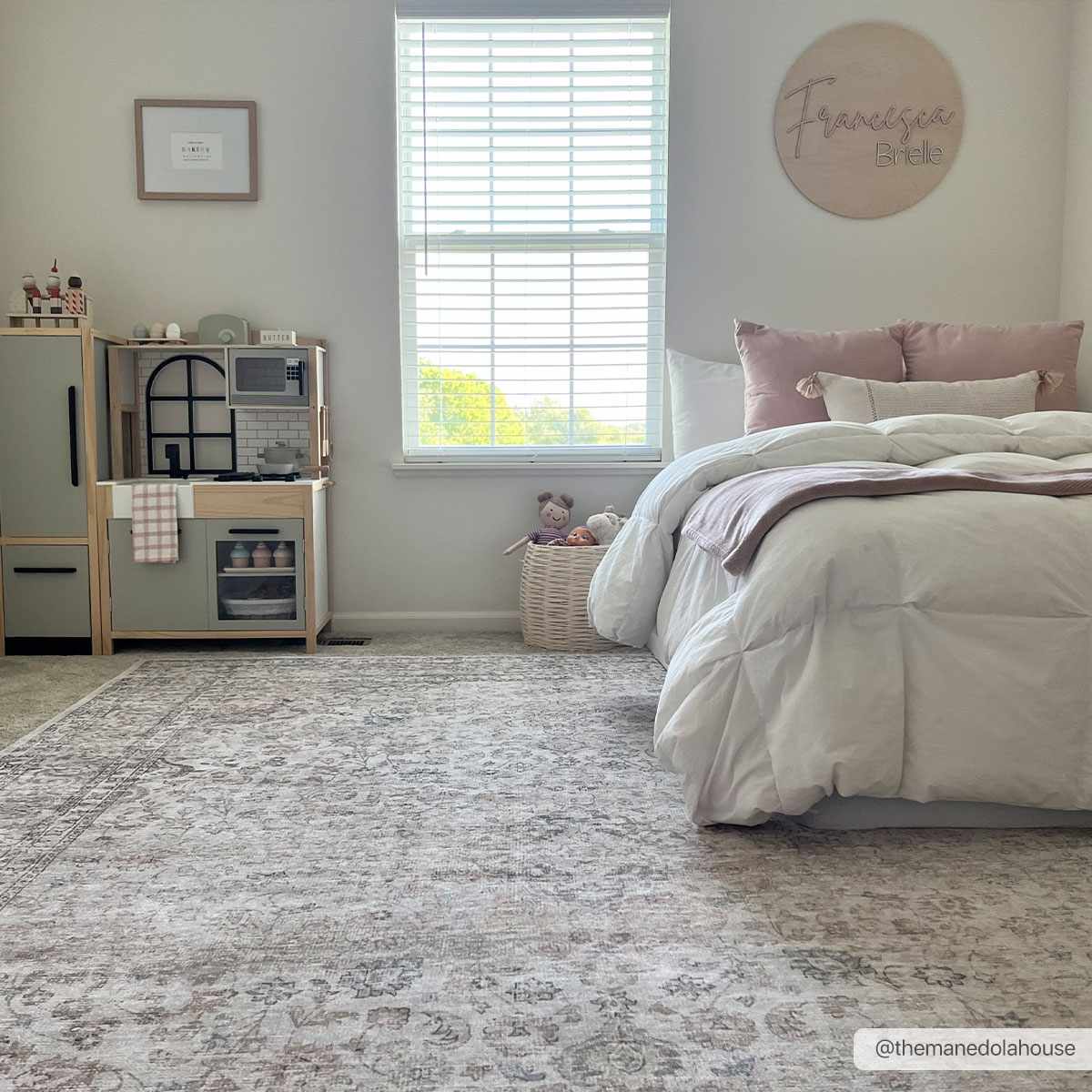 Premium Antique style Ivory, Beige and Brown Traditional Medallion Washable Area Rug - Image 12