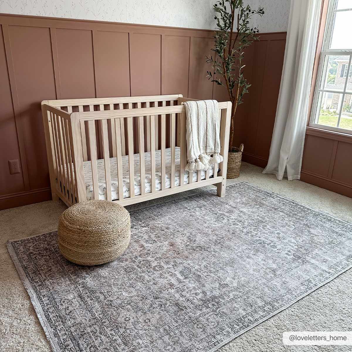 Premium Antique style Ivory, Beige and Brown Traditional Medallion Washable Area Rug - Image 2
