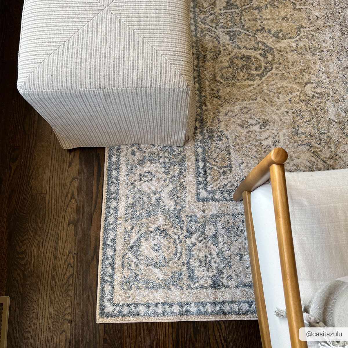 Ivory, Beige and Charcoal Vintage Style Traditional Oriental design Washable Area Rug - Image 16