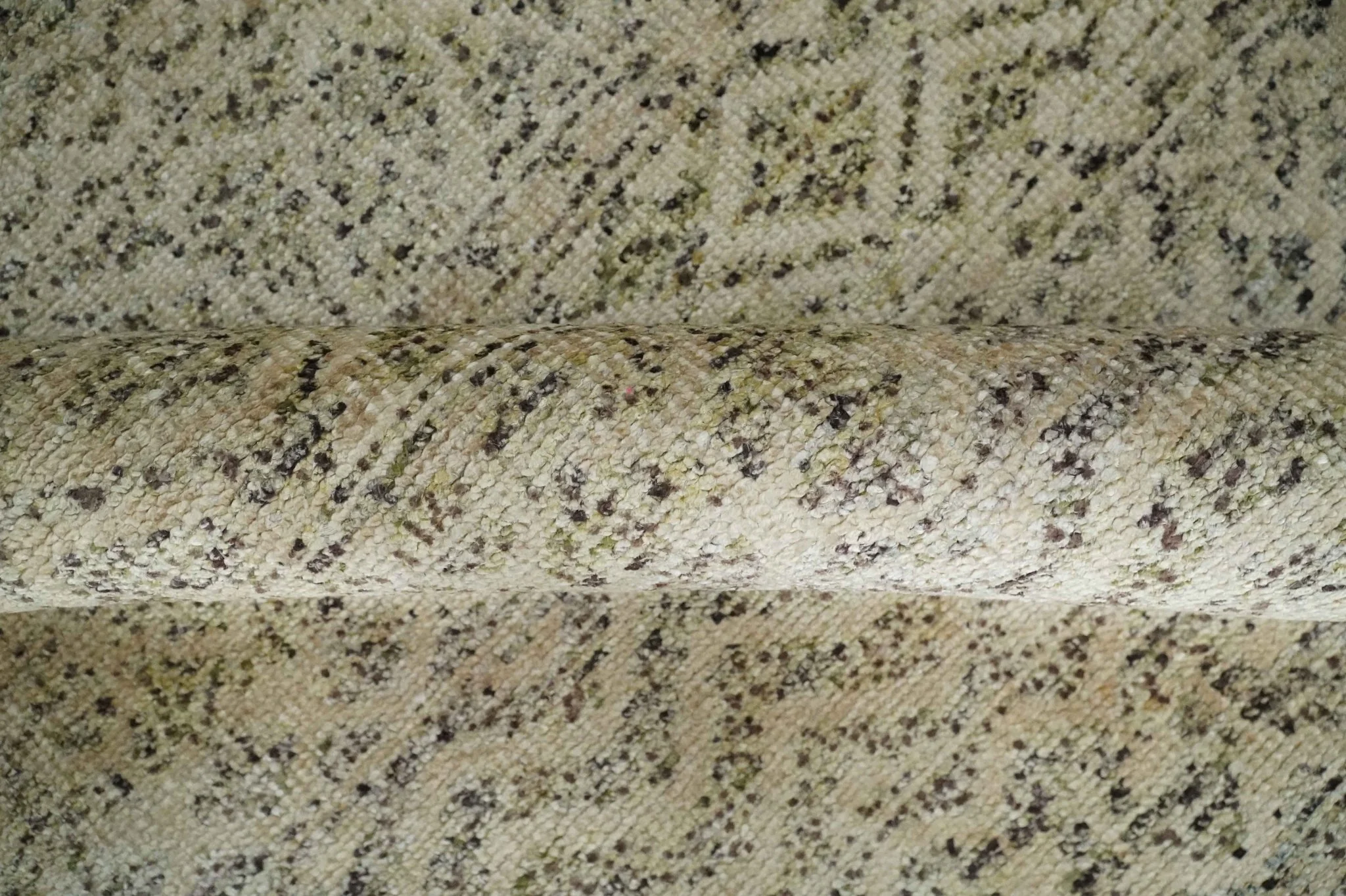6x9 Hand Knotted Ivory, Camel and Charcoal Modern Contemporary Southwestern Tribal Trellis Recycled wool Area Rug - Image 6