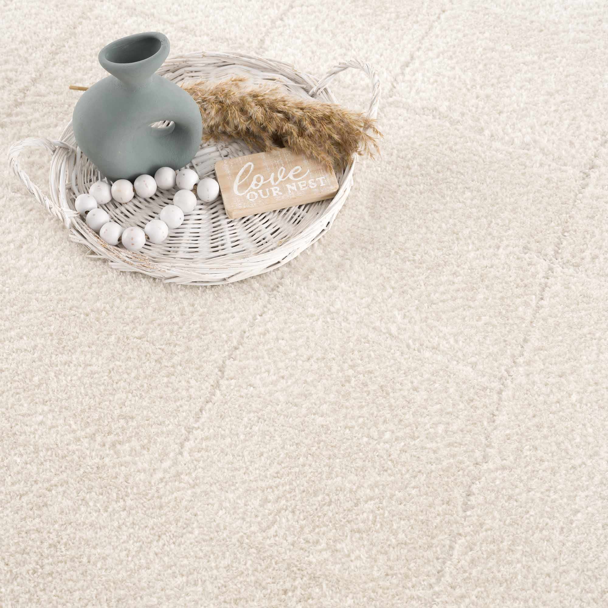 Ivory Contemporary Style Area Rug - Image 11