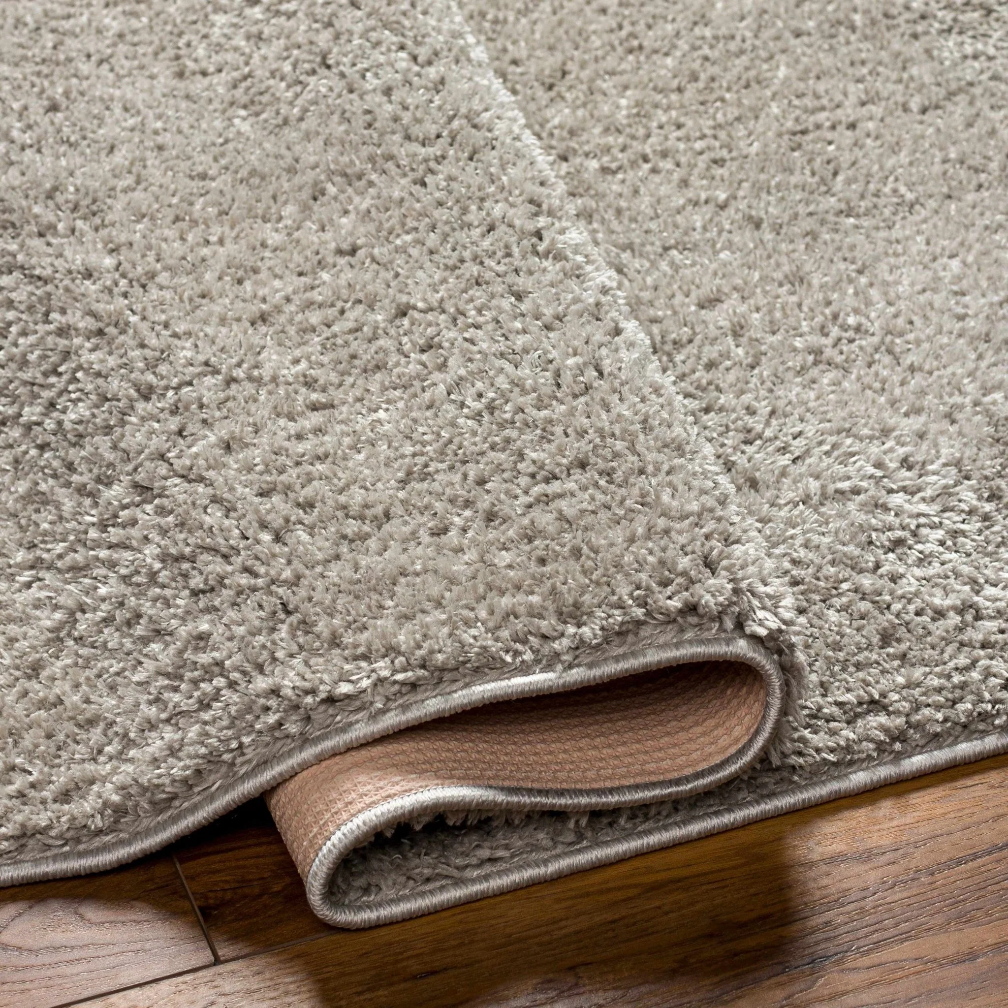 Modern Solid Plane light Gray Plush Pile Moroccan Style Multi size Washable Area Rug - Image 19