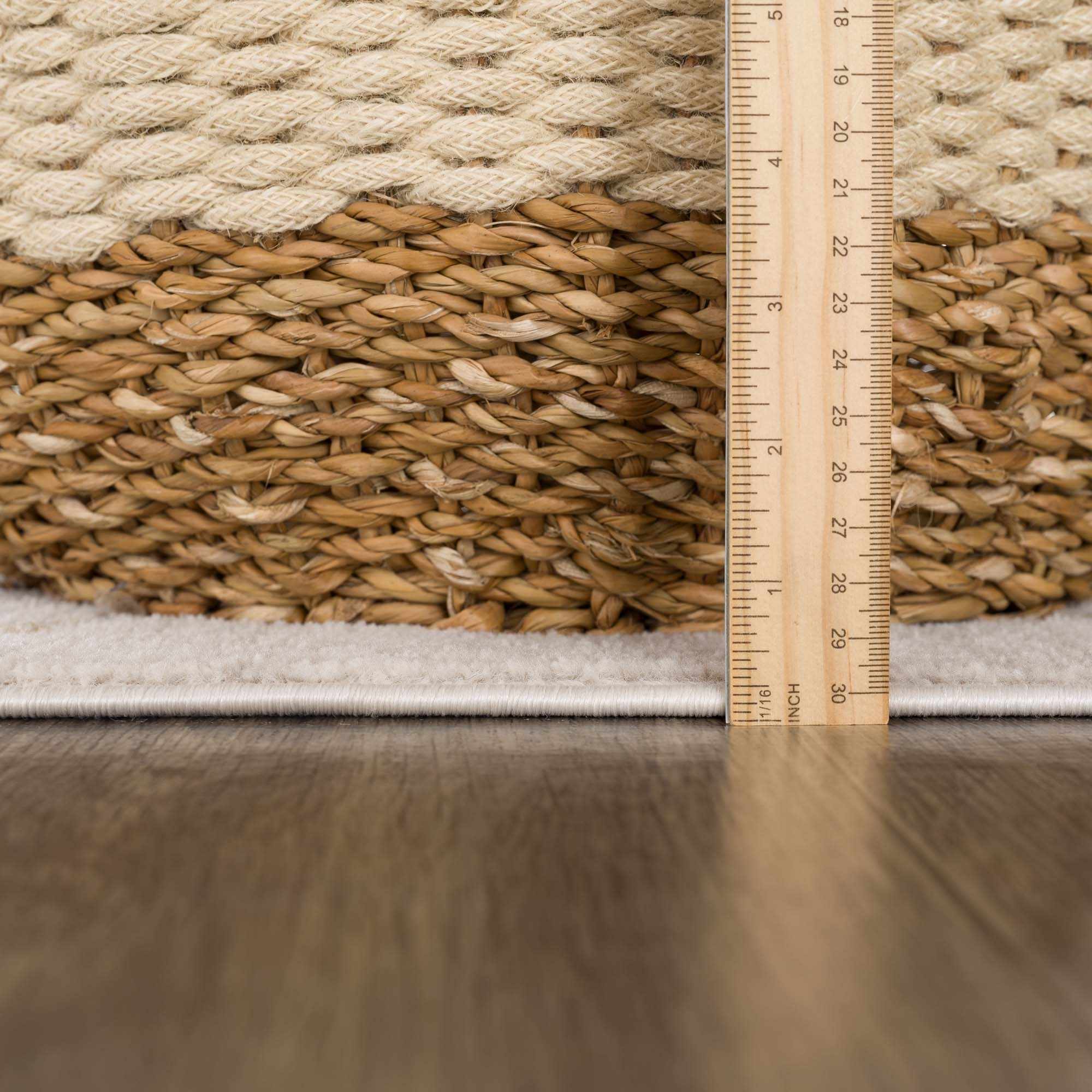 Light peach and Gold Tribal Design Contemporary Area Rug - Image 8