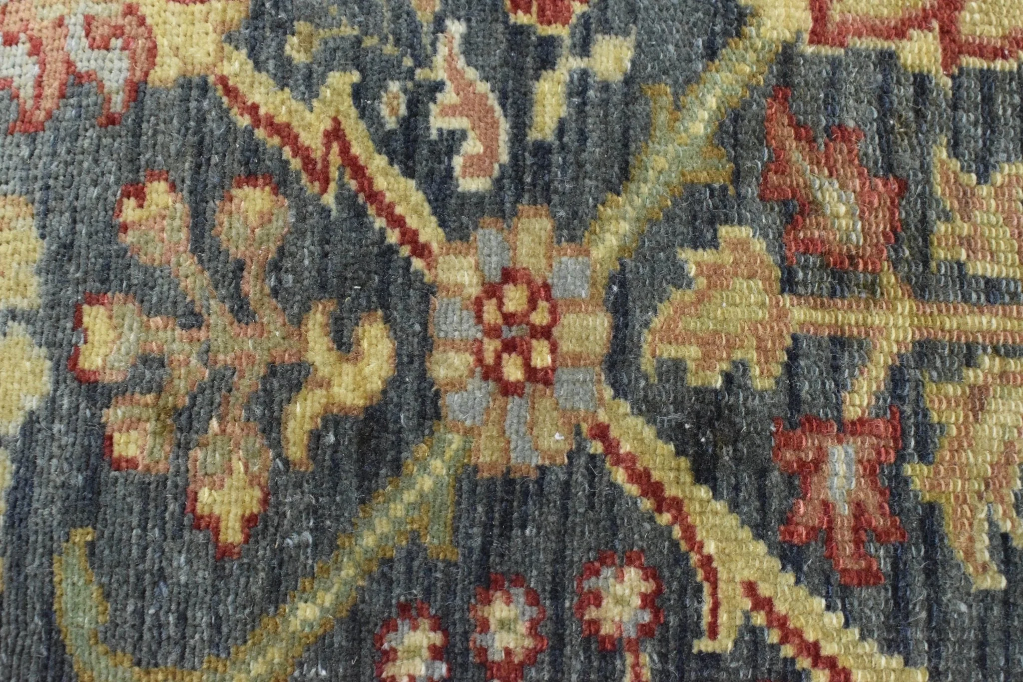 Luxury Floor Pillow made from fine woolen hand knotted Area Rug - Image 5