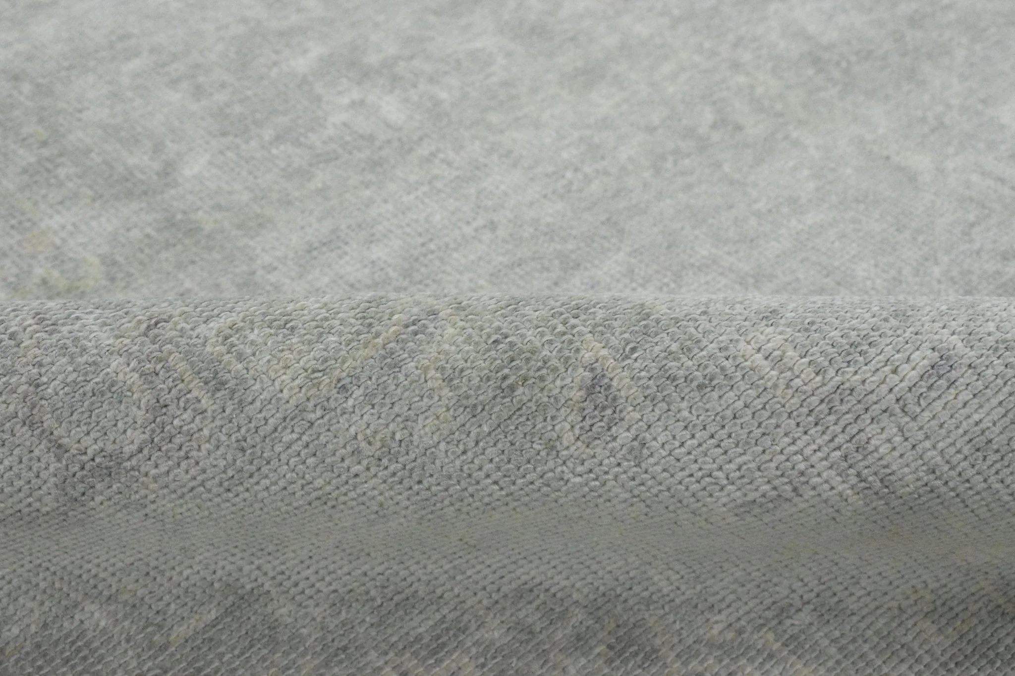 Luxury Hand knotted Wool 8x10 Gray Area Rug  | EMP3 - Image 9
