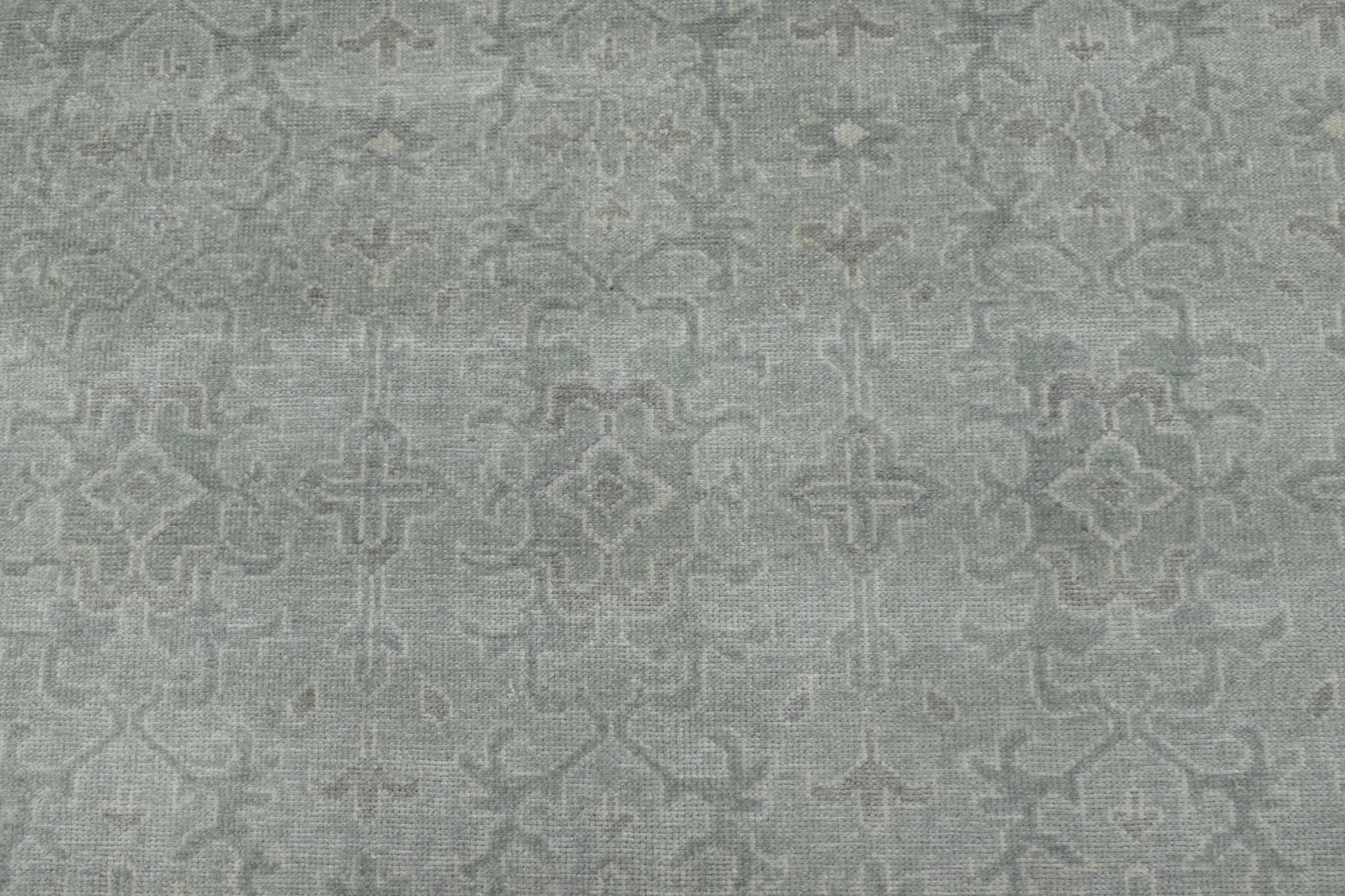 Luxury Hand knotted Wool 8x10 Gray Area Rug  | EMP4 - Image 7