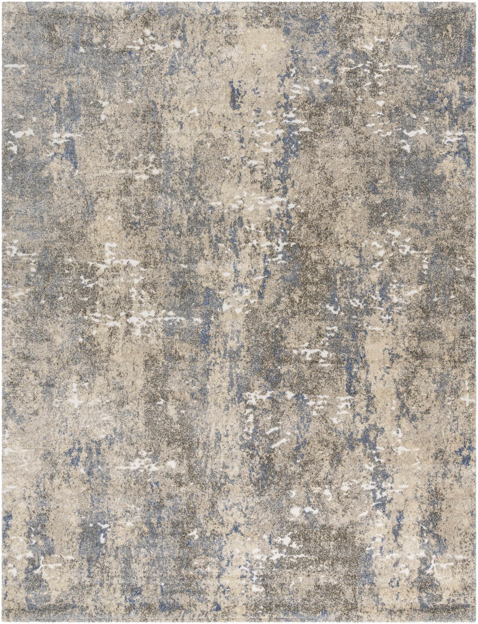 Machine Woven Beige Contemporary Style Rug - Image 9