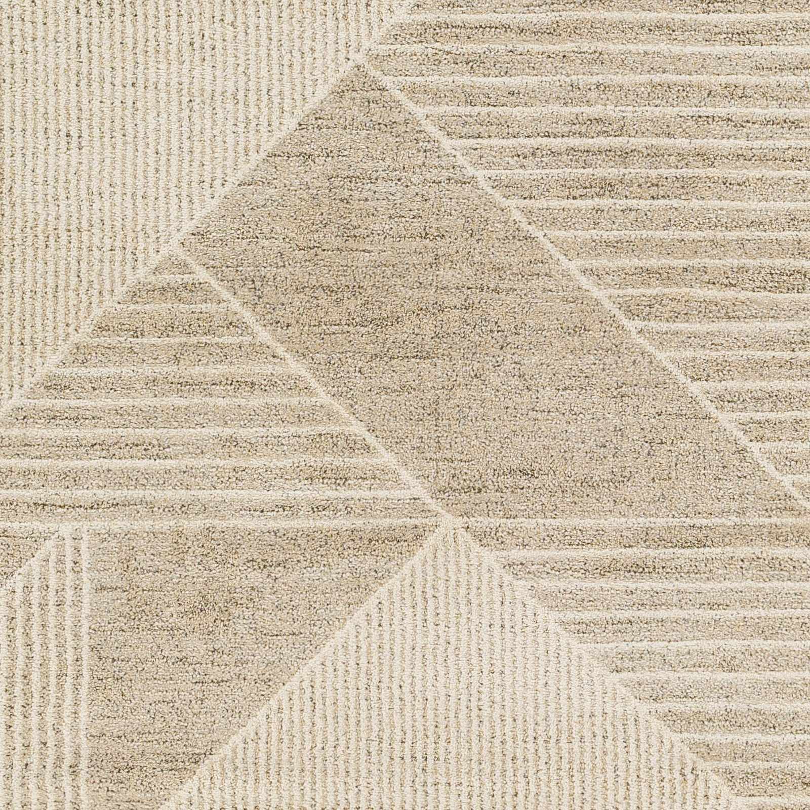 Machine Woven Beige Contemporary Style Rug - Image 5