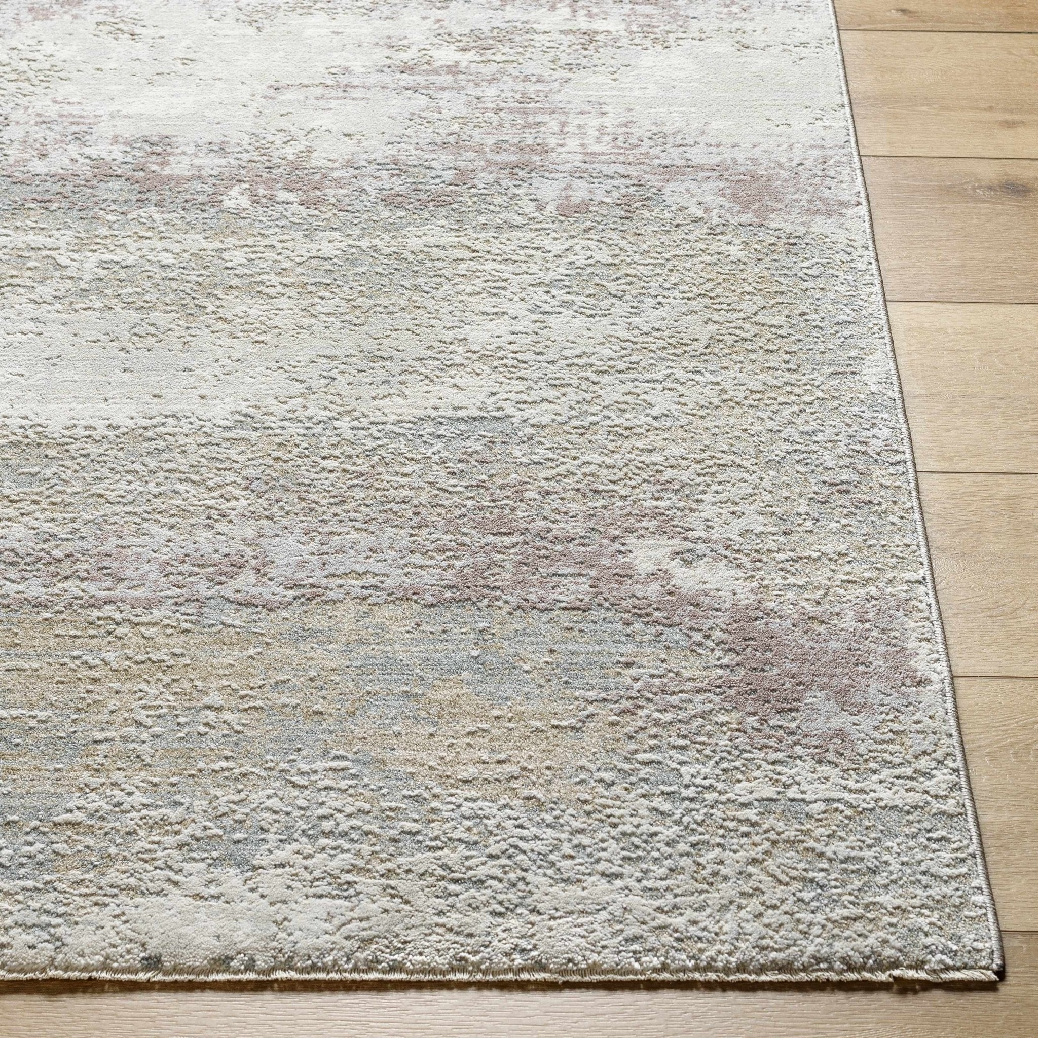 Machine Woven Brown Contemporary Style Rug - Image 5
