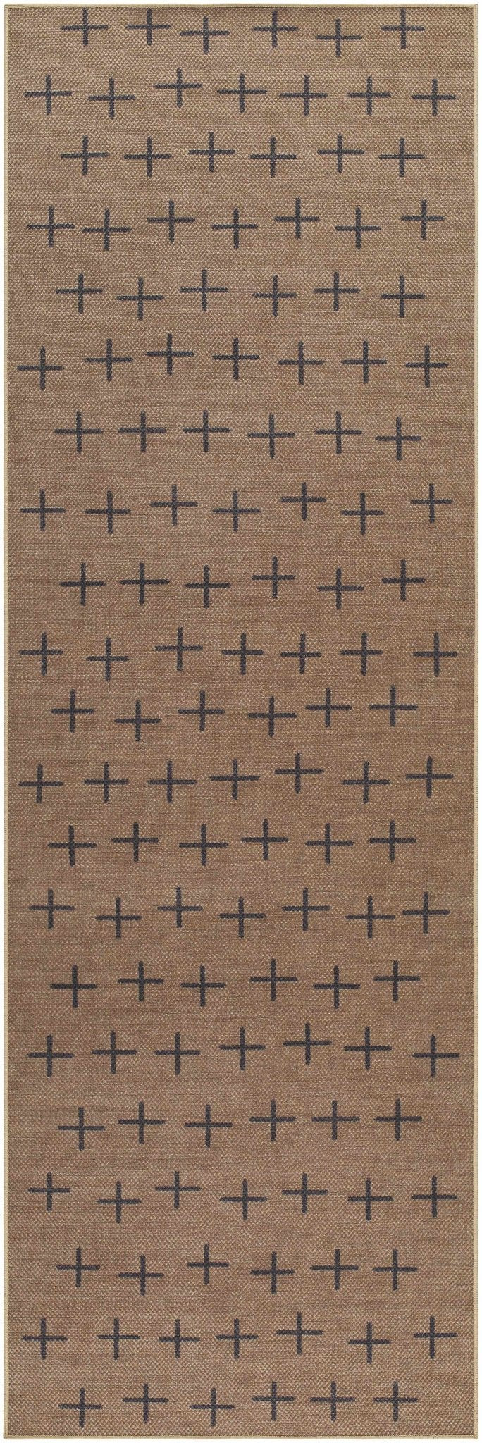 Machine Woven Brown Modern Style Area Rug - Image 7