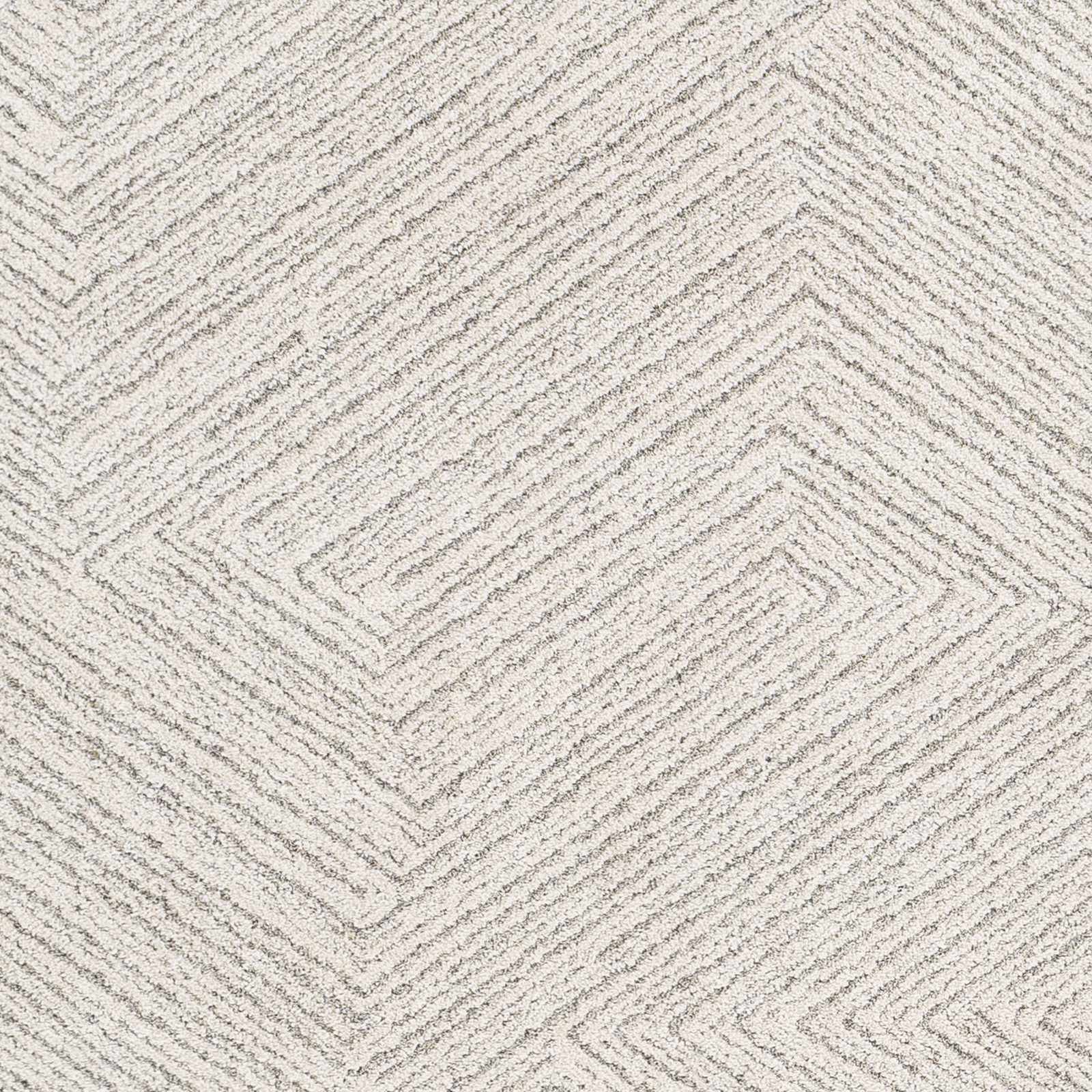 Machine Woven Cream And Beige Contemporary Style Rug - Image 2