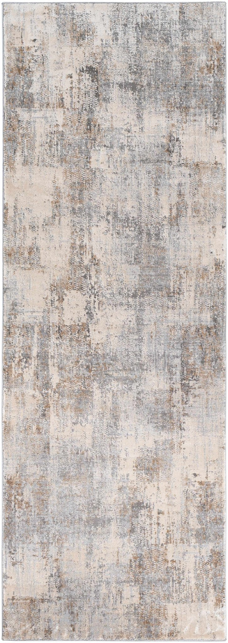 Machine Woven Gray Contemporary Style Rug - Image 10