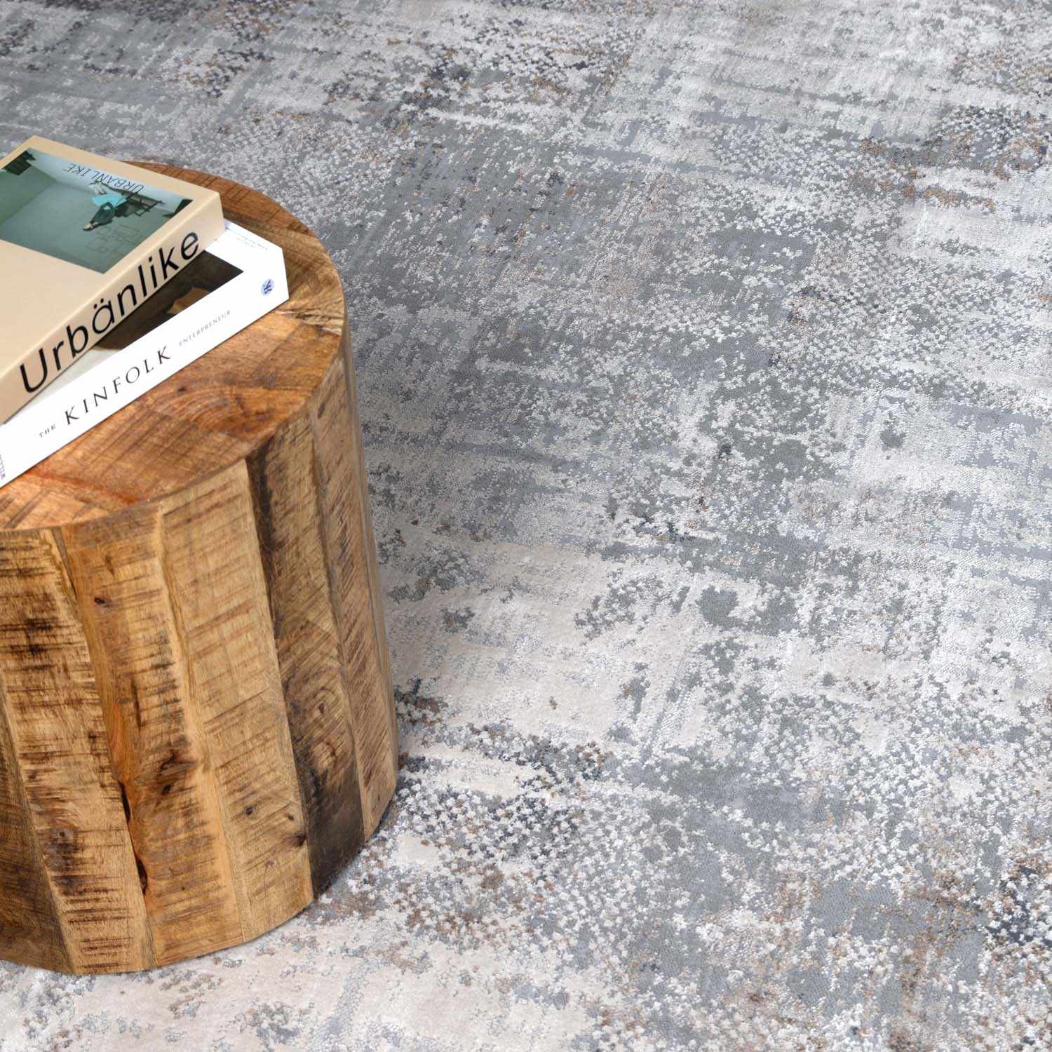 Machine Woven Gray Contemporary Style Rug - Image 11