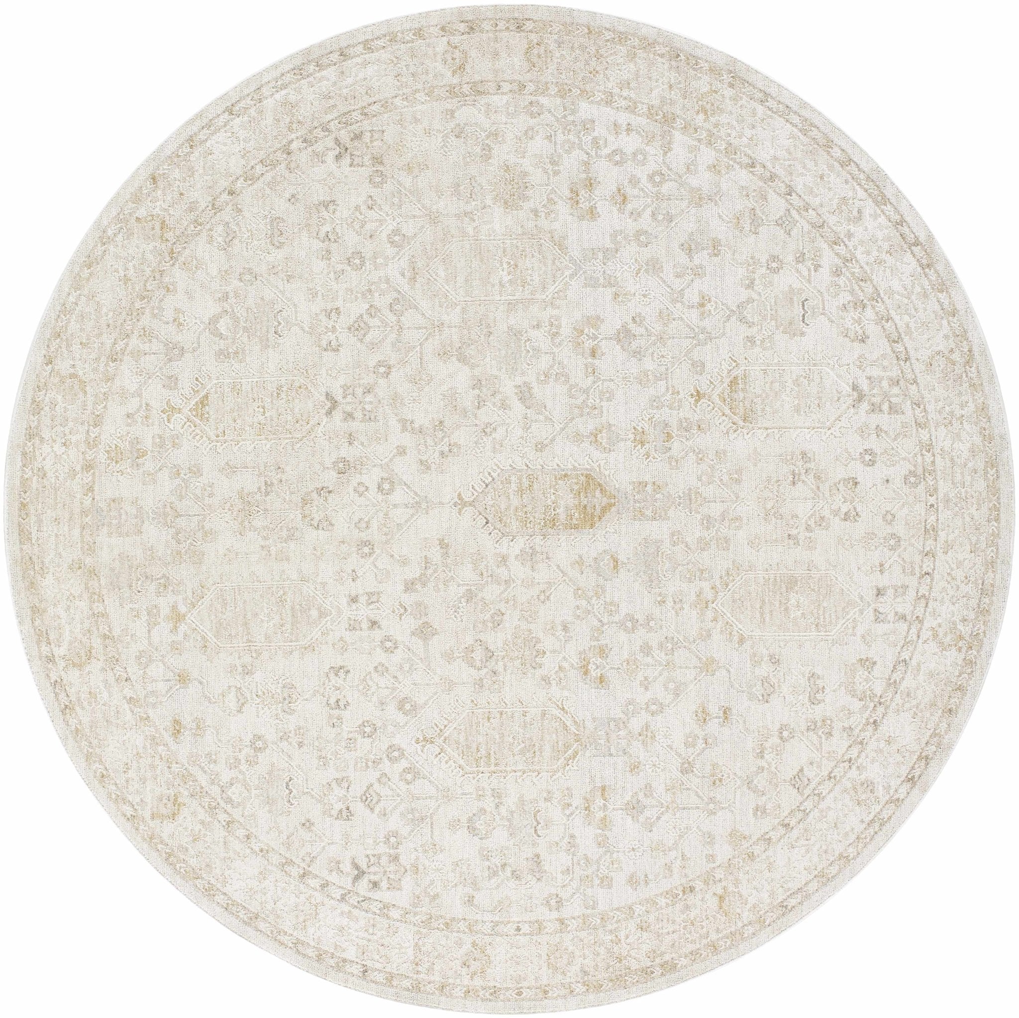 Machine Woven Gray Traditional Style Area Rug - Image 8