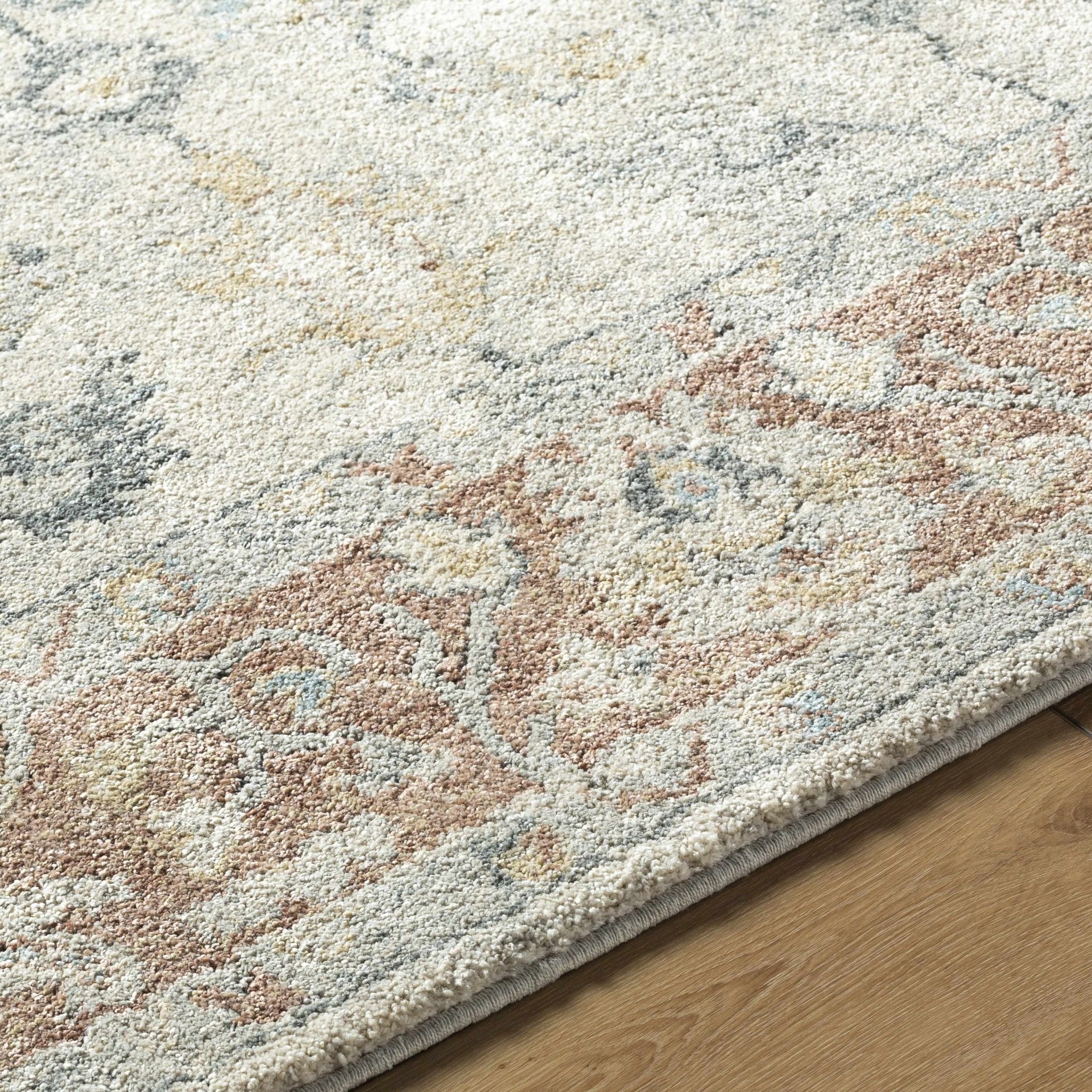 Machine Woven Ivory Traditional Style Area Rug - Image 5