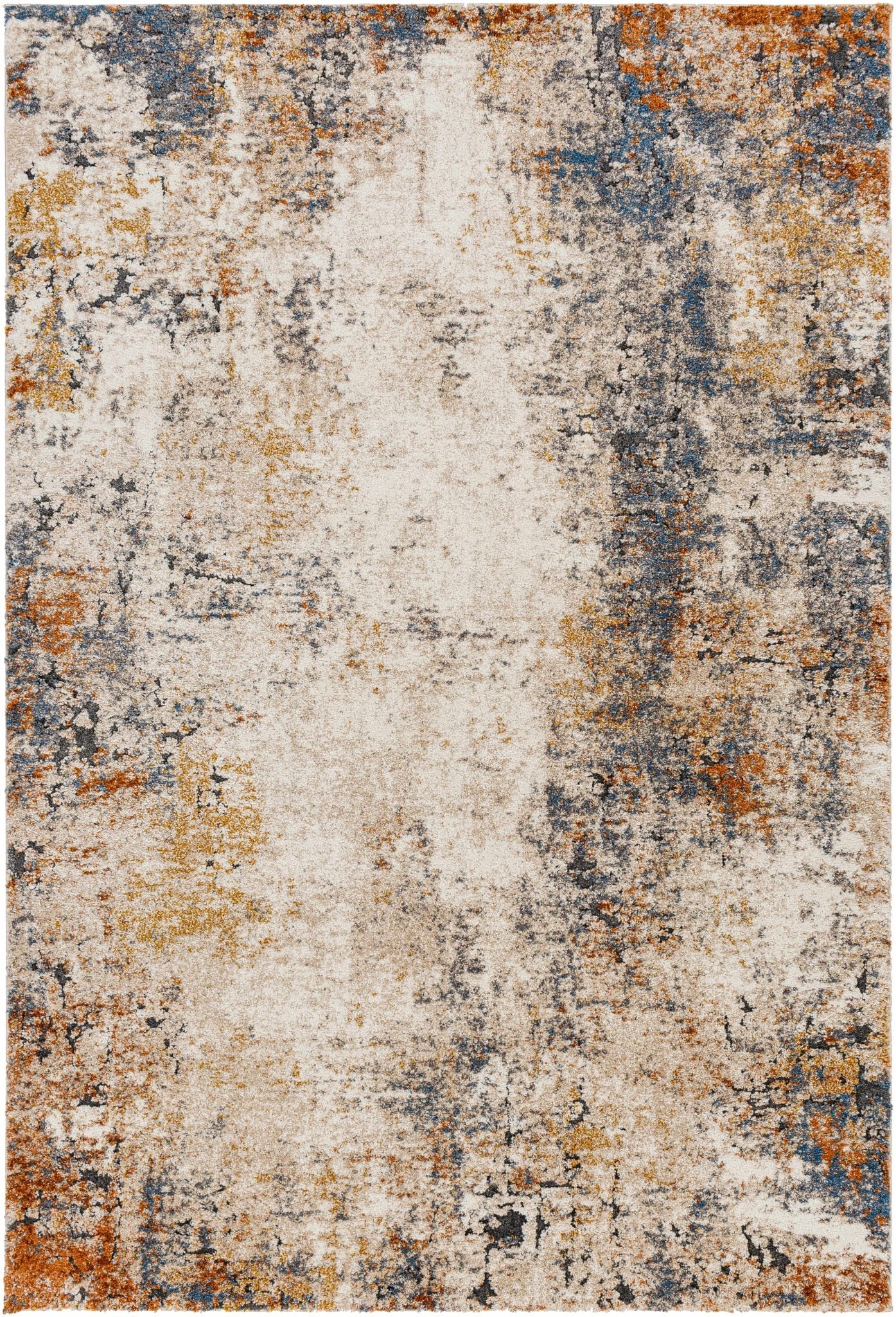 Machine Woven Tan Contemporary Style Rug - Image 7