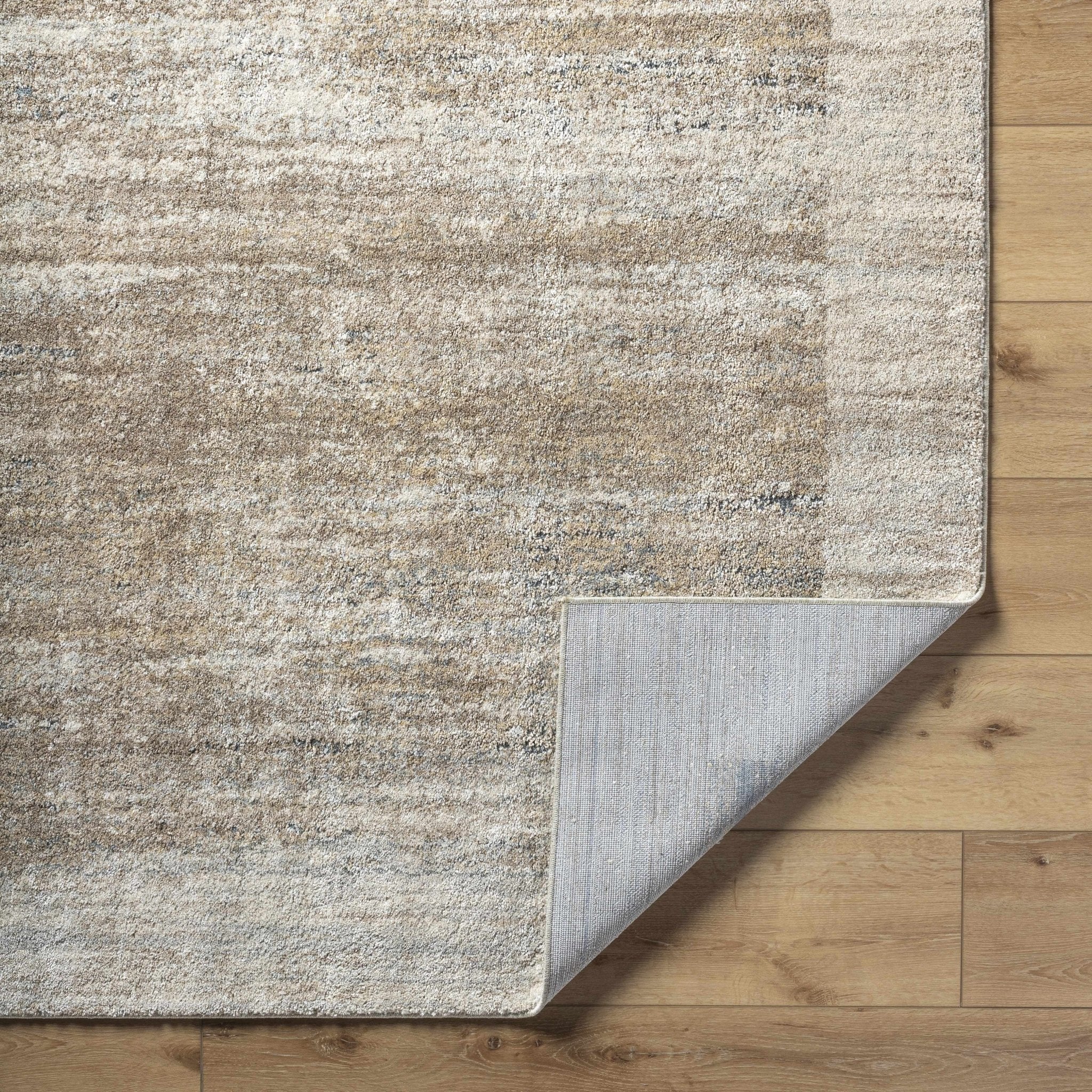 Machine Woven Tan Contemporary Style Rug - Image 4