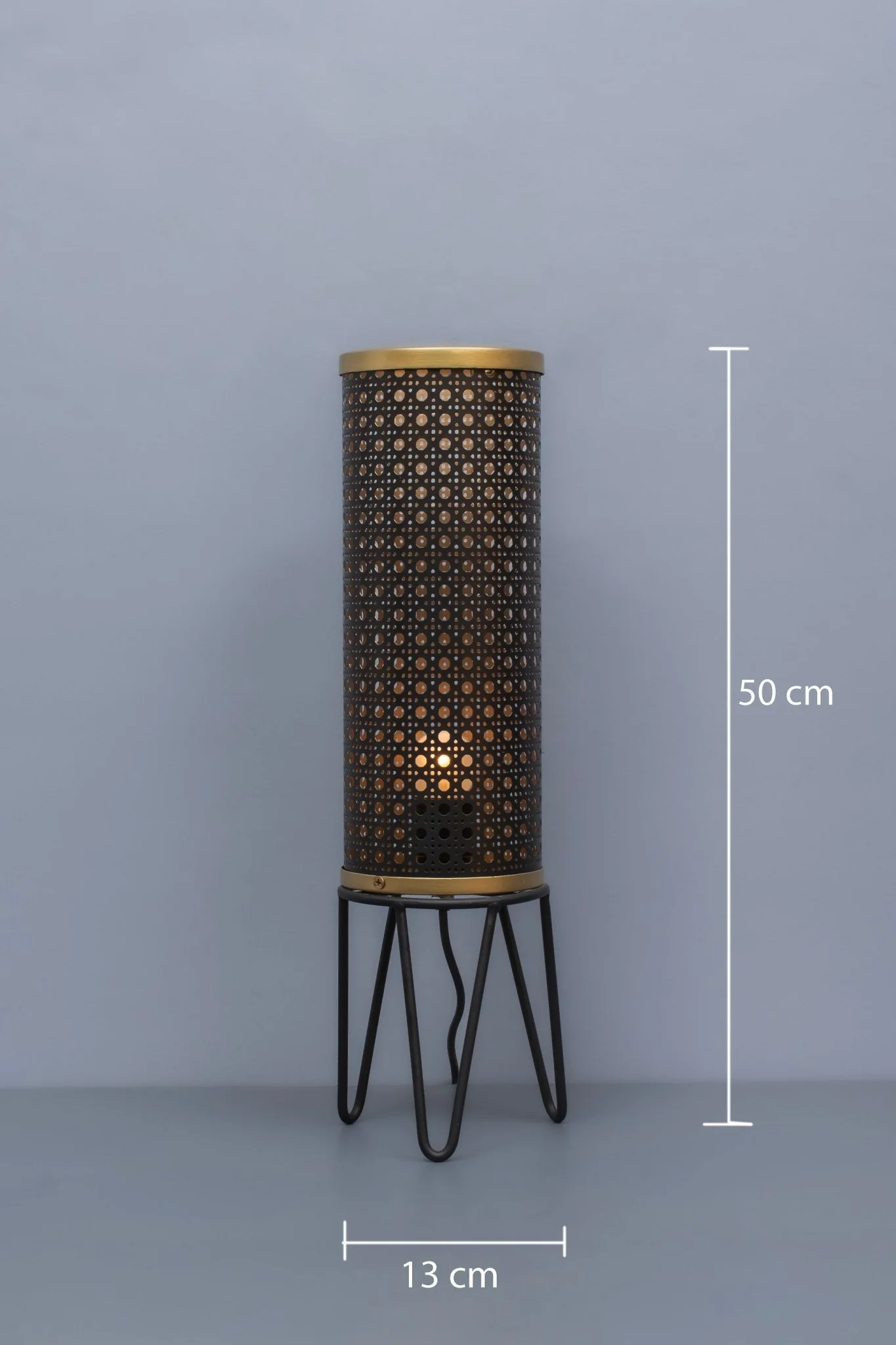 Handcrafted Metal Table Lamp - Artistically for Home Decoration, Bedroom, Living Room, Side Table - Image 5