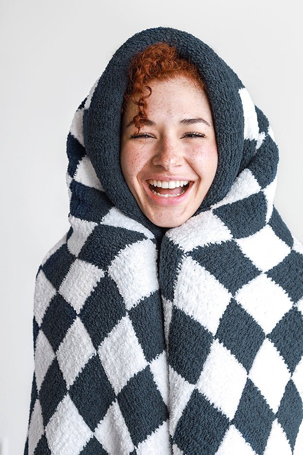 Soft and Comfy Mocha - Sahara Tan Checkerboard Throw - Image 12