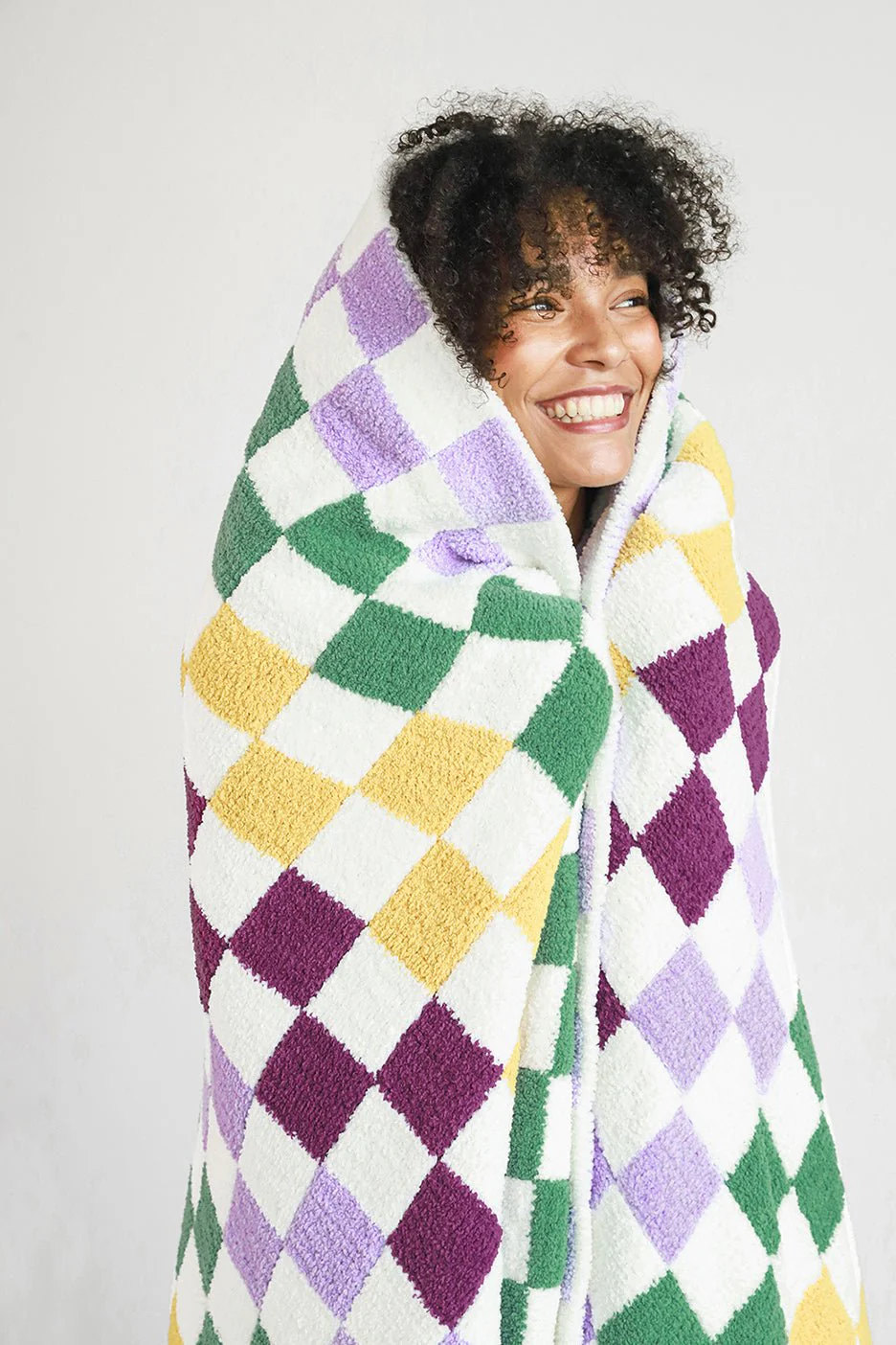 Soft and Comfy Mocha - Sahara Tan Checkerboard Throw - Image 15