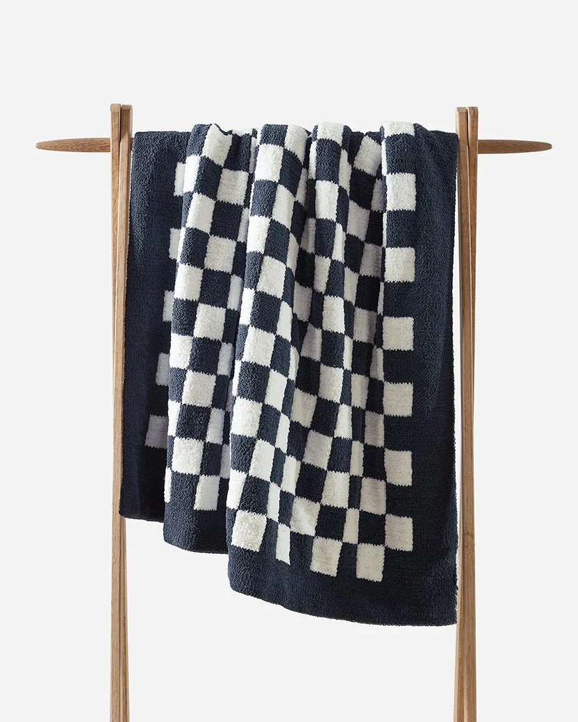Soft and Comfy Mocha - Sahara Tan Checkerboard Throw - Image 8
