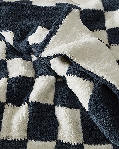 Soft and Comfy Mocha - Sahara Tan Checkerboard Throw - Image 9