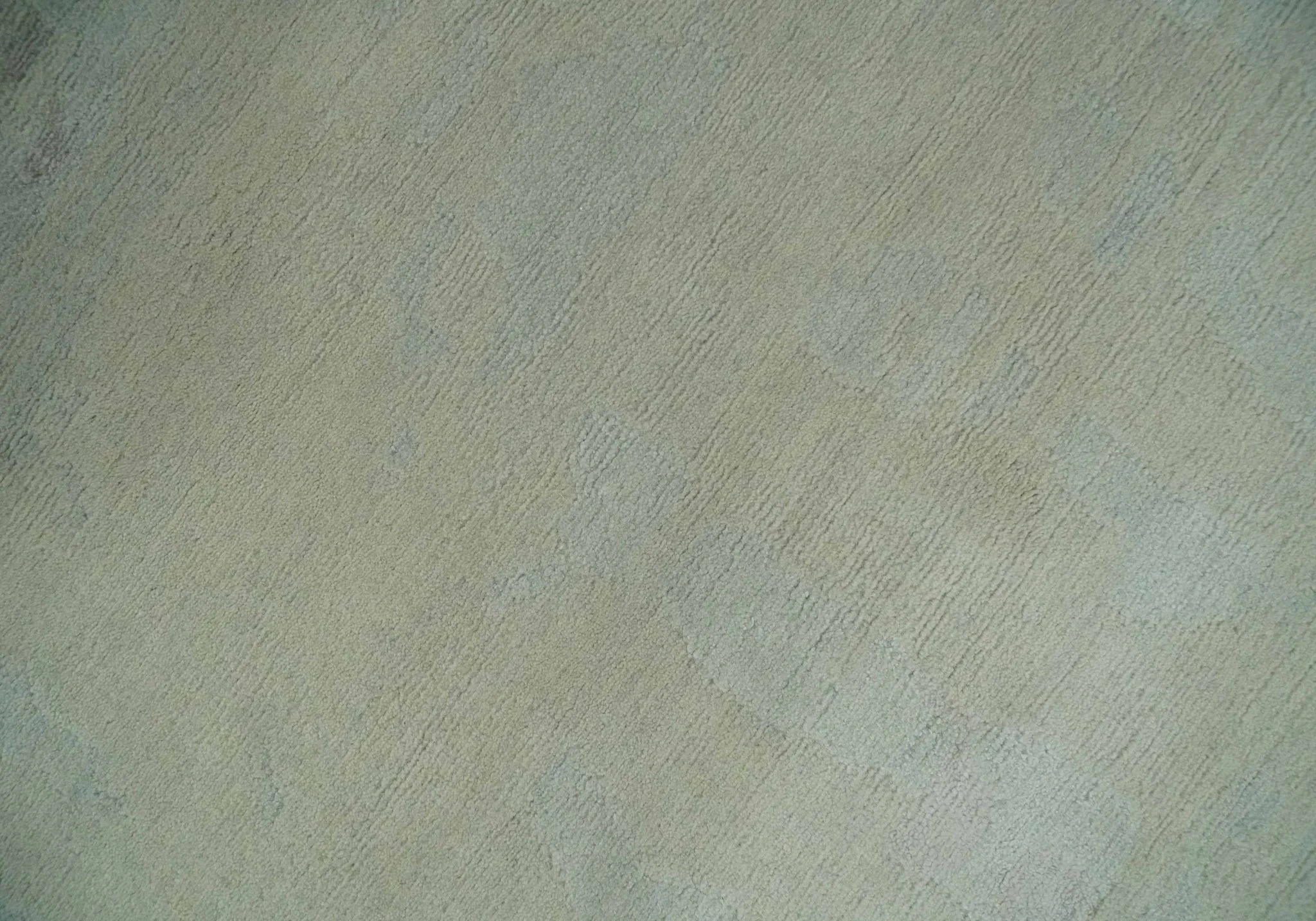 Modern Abstract Beige and Silver Hand loom 5x8 wool and Art Silk Area Rug - Image 5
