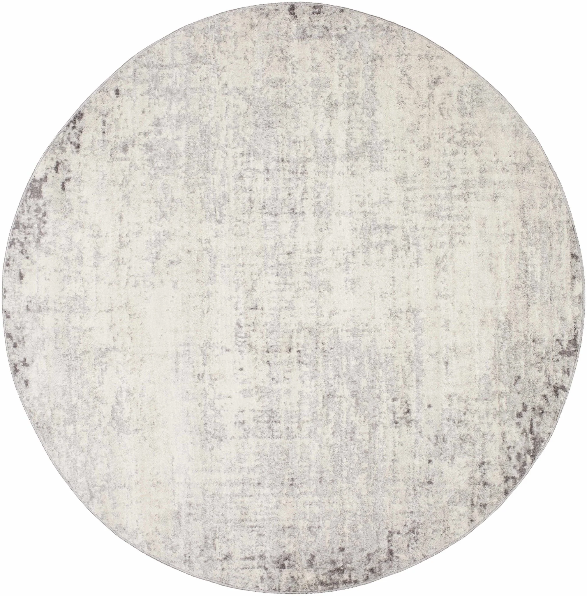 Modern Abstract Beige, Silver and Charcoal Multi Size Area Rug - Image 10
