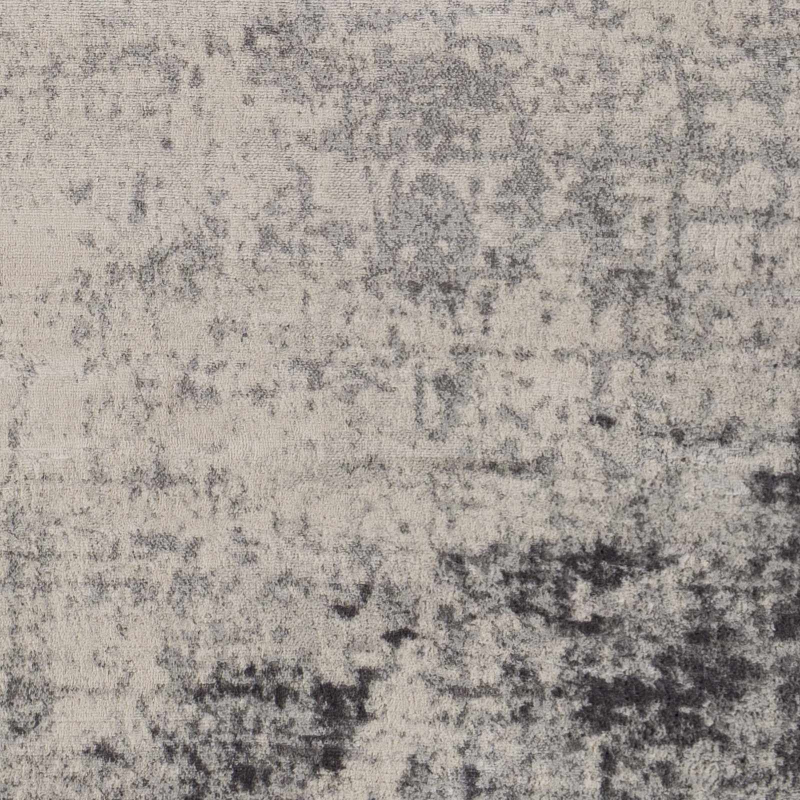 Modern Abstract Beige, Silver and Charcoal Multi Size Area Rug - Image 7