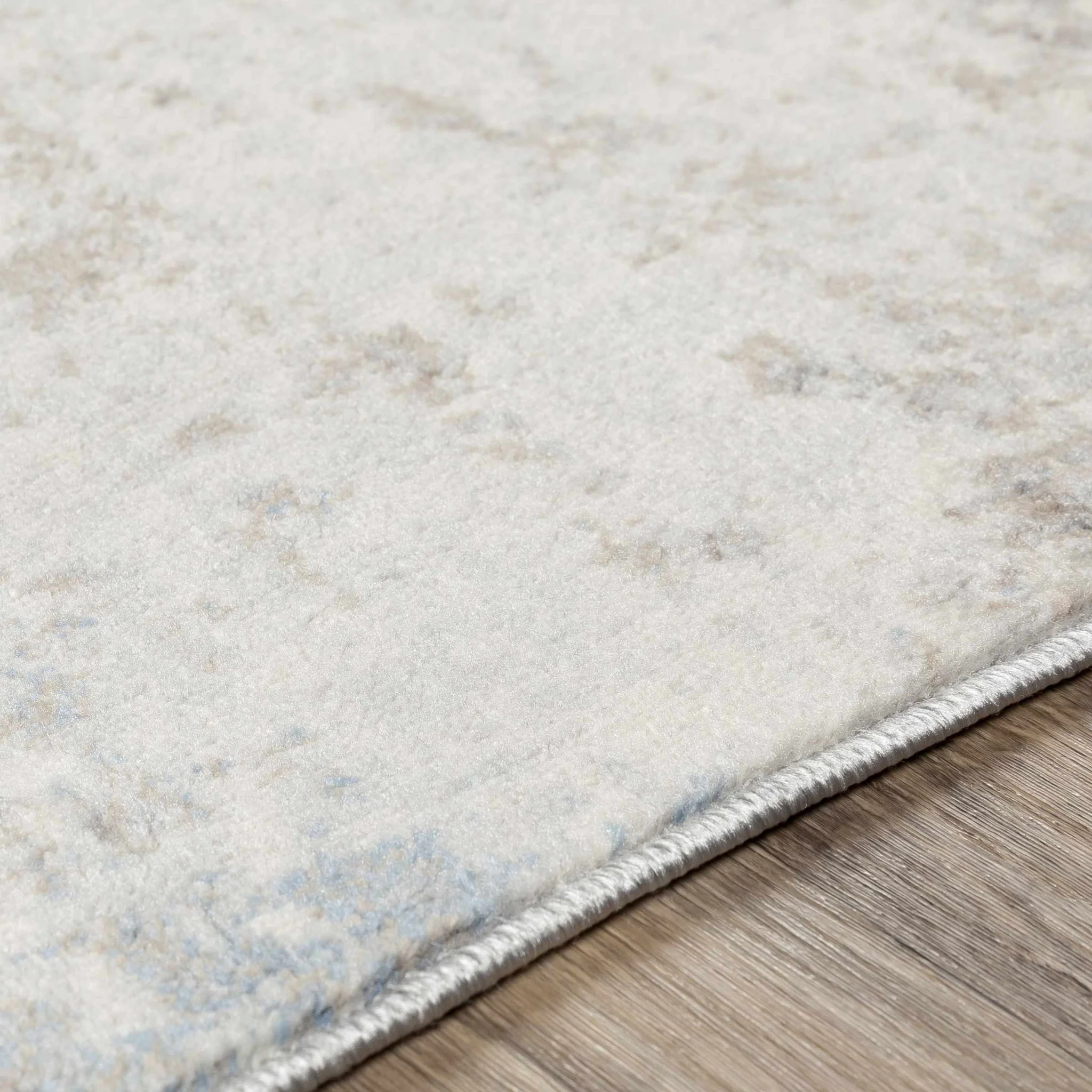 Contemporary Abstract Beige, Tan and Charcoal Machine Woven Area Rug - Image 9
