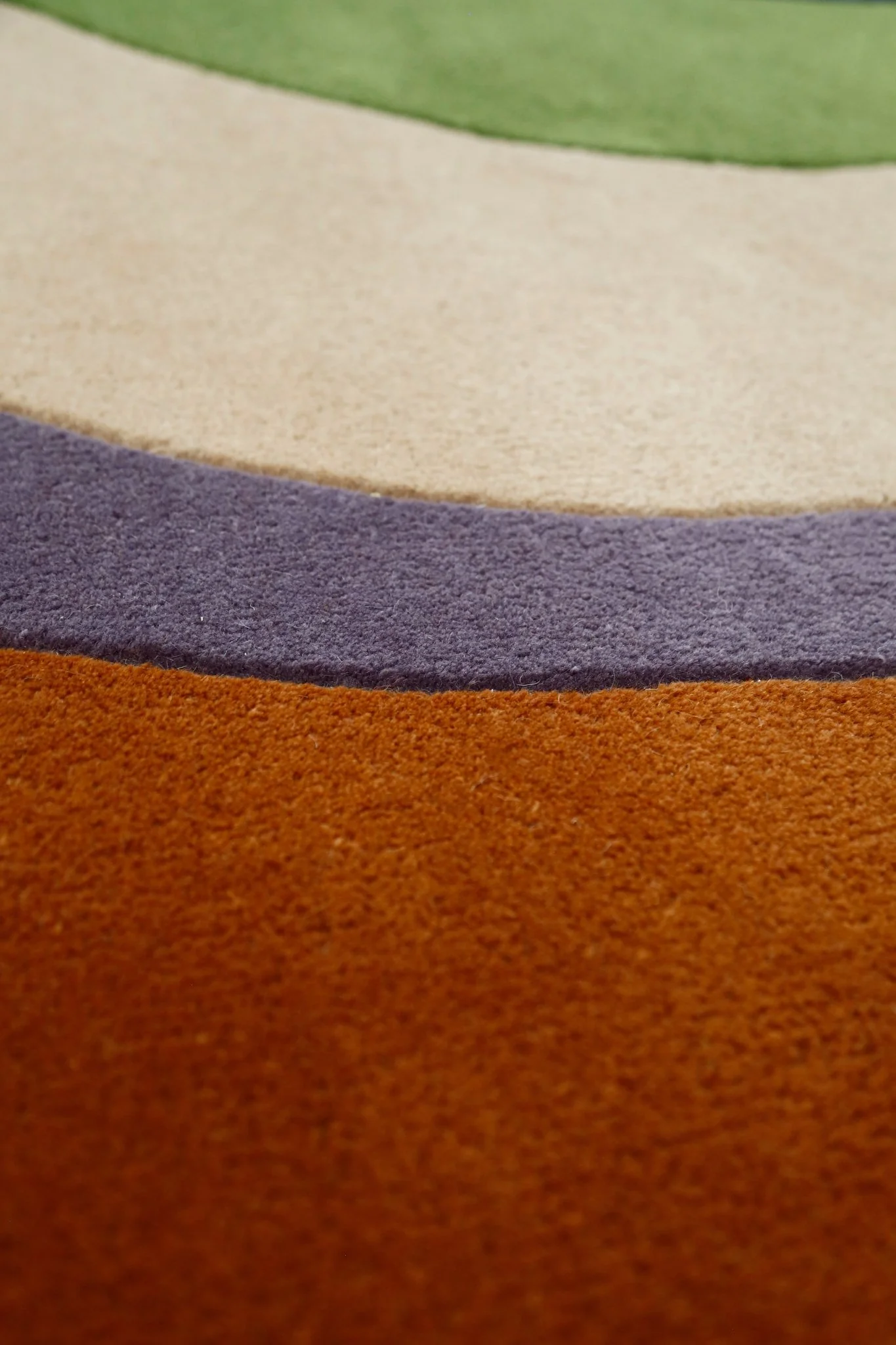 Flow Modern Abstract Colorful Hand Tufted 5x8 Wool Rug - Image 6