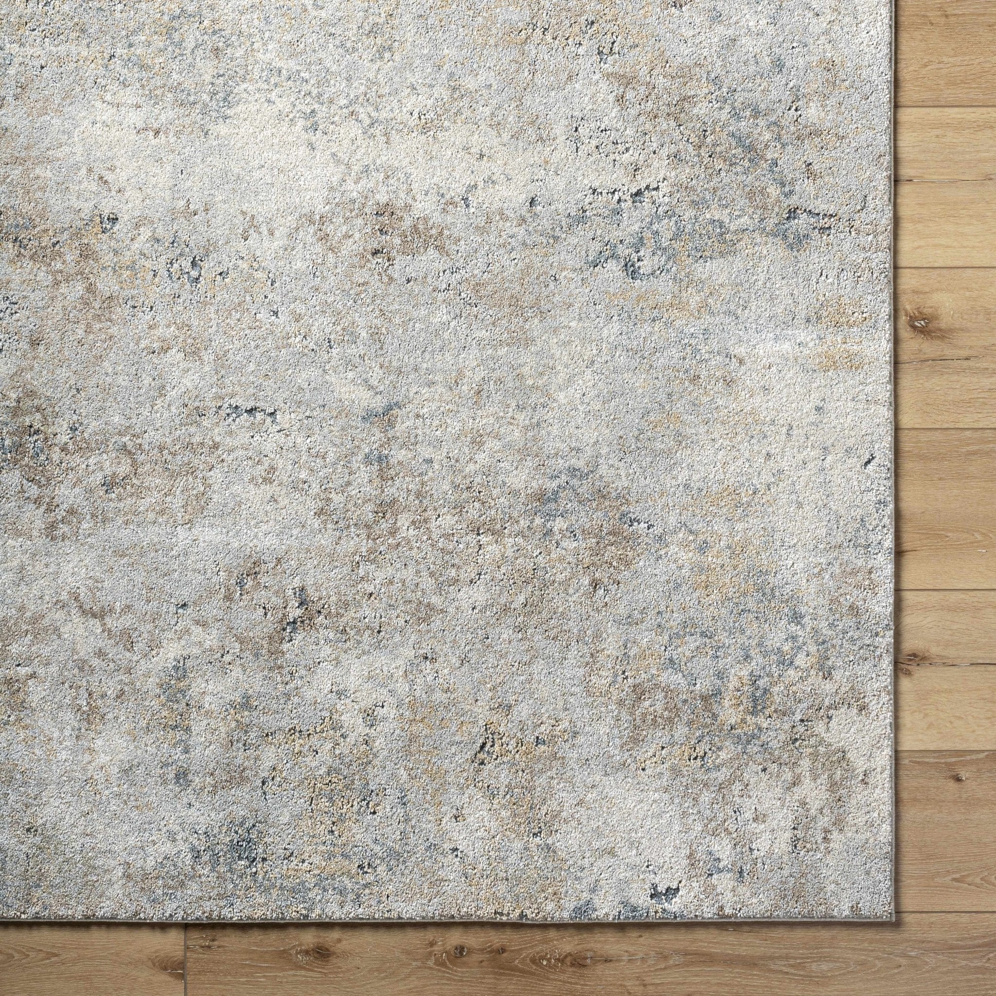 Modern Abstract Design Beige And Gray Rug - Image 6