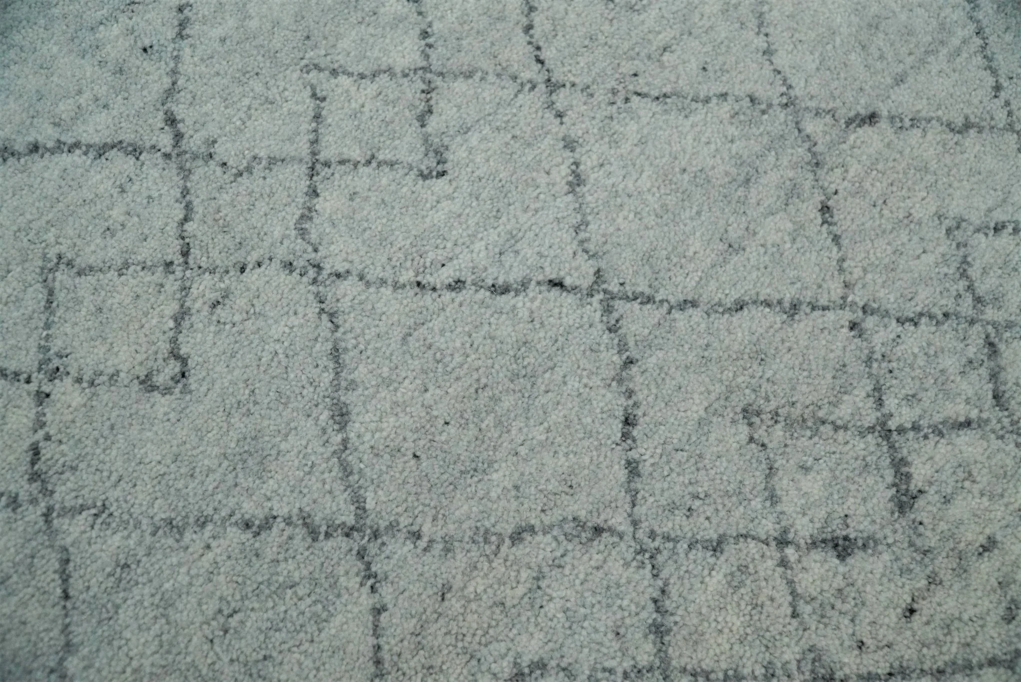Hand Woven 8x10 Trellis Moroccan Rug Made with Fine Wool TRDCP69810 - Image 2