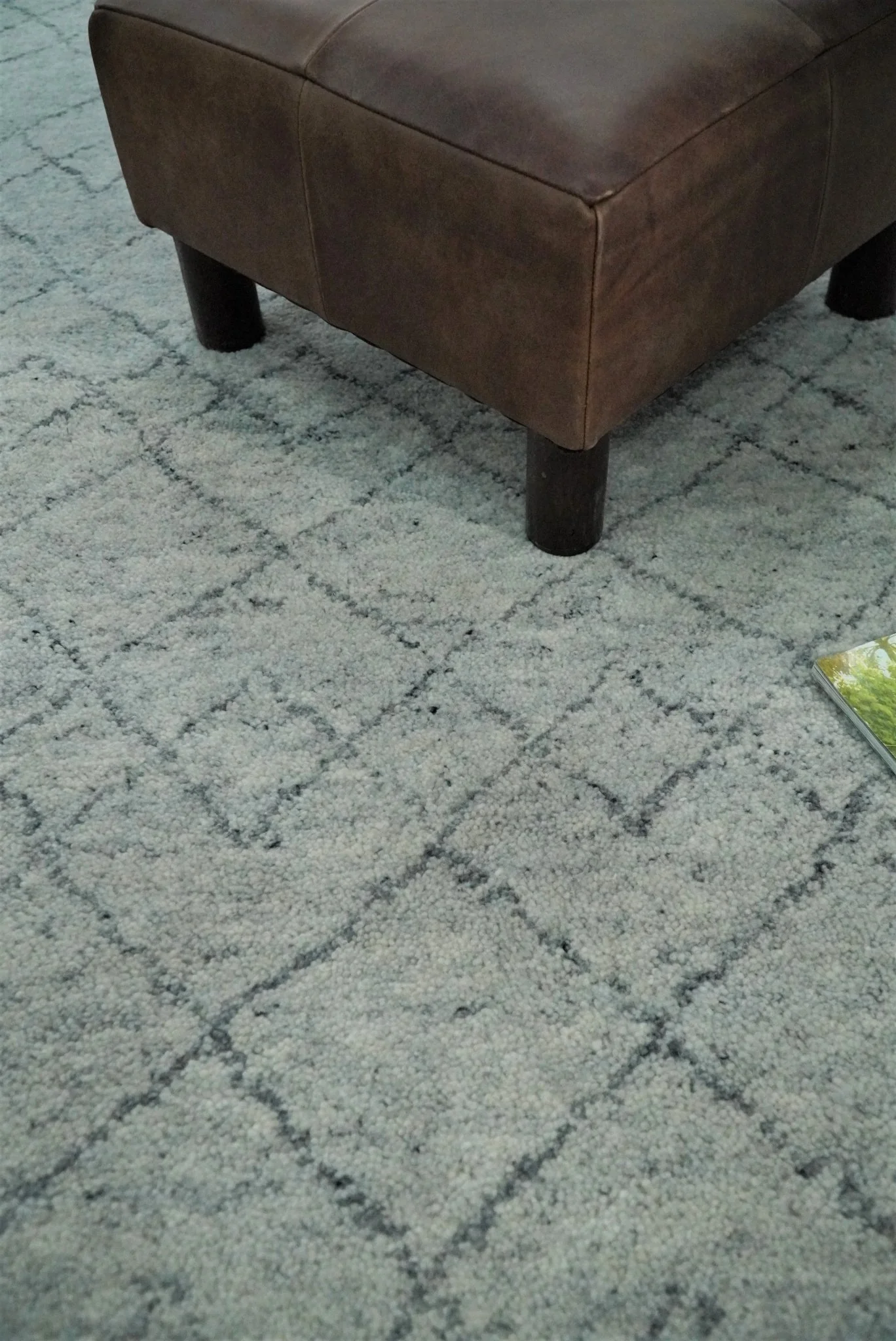 Hand Woven 8x10 Trellis Moroccan Rug Made with Fine Wool TRDCP69810 - Image 5