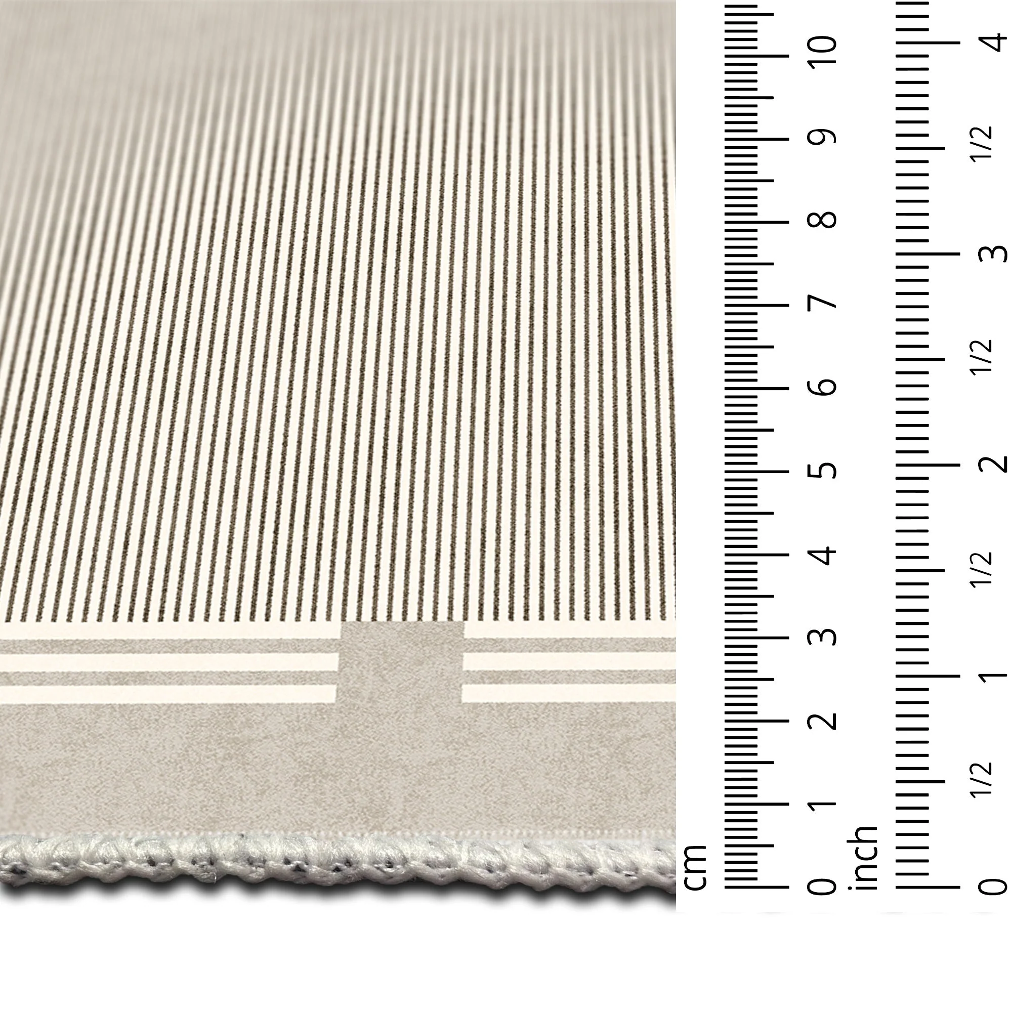 Modern Beige Machine Washable cotton Area Rug - Image 8