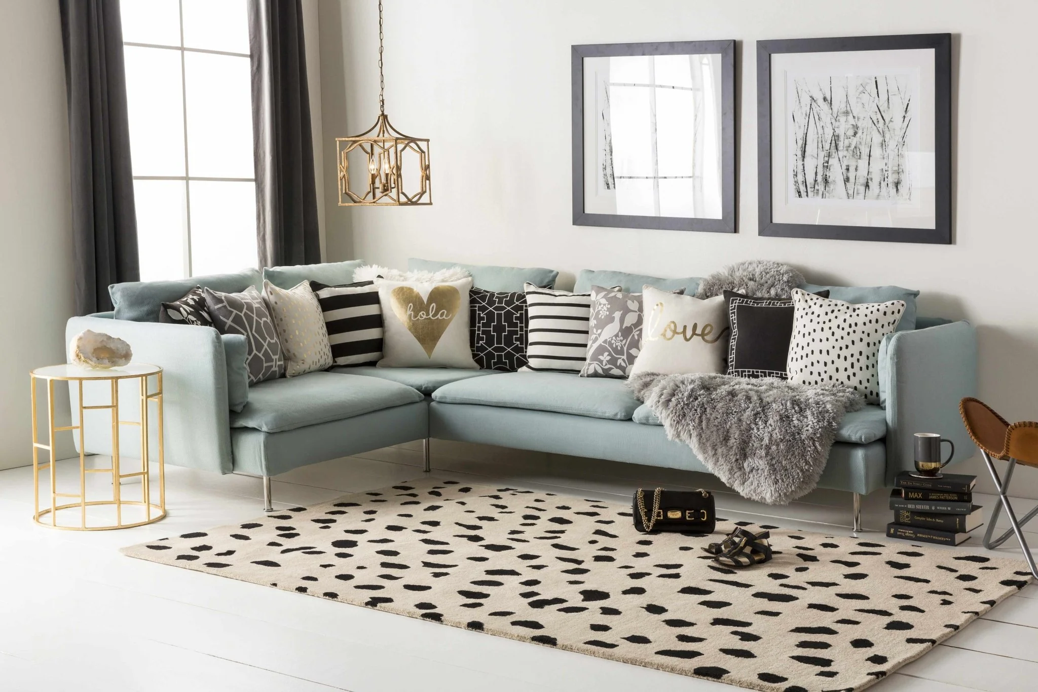 Modern Contemporary Leopard Print Beige and Black Hand Tufted wool Area Rug - Image 16