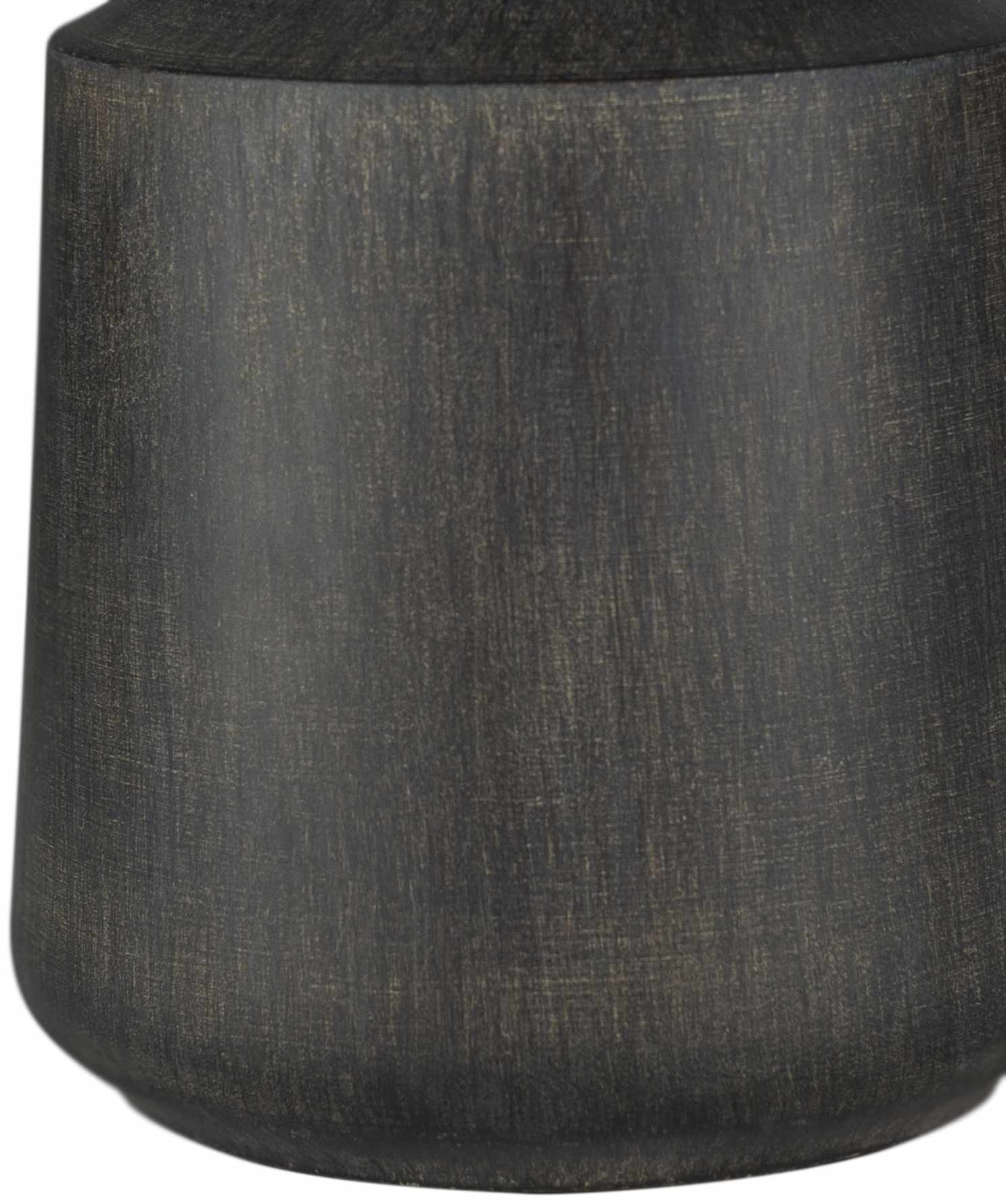 Modern Contemporary White, Tan and Charcoal Table Lamp, Bed Side Lamp - Image 3