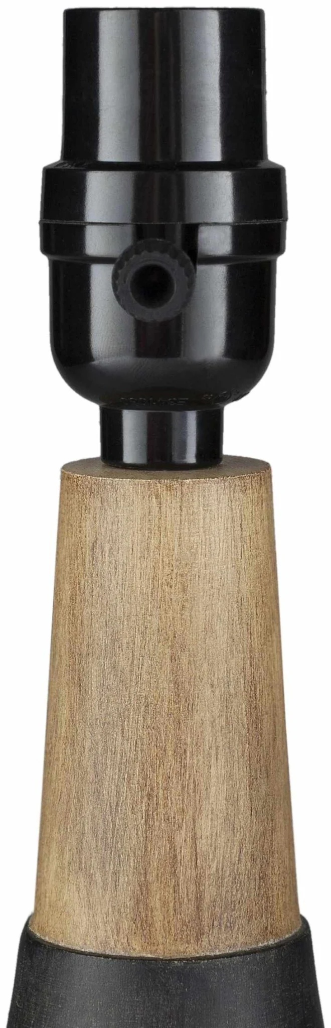 Modern Contemporary White, Tan and Charcoal Table Lamp, Bed Side Lamp - Image 5