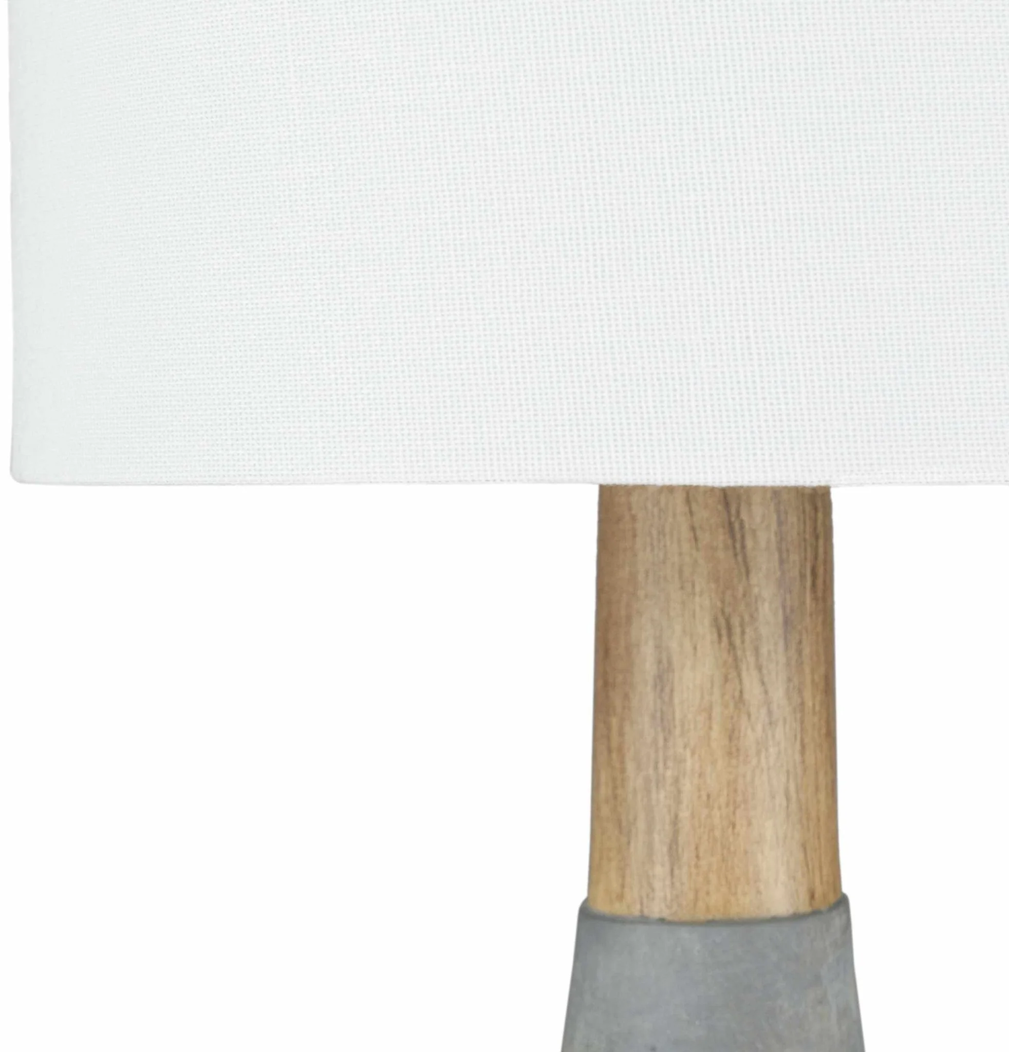 Modern Contemporary White, Tan and Light Blue Table Lamp, Bed Side Lamp - Image 5