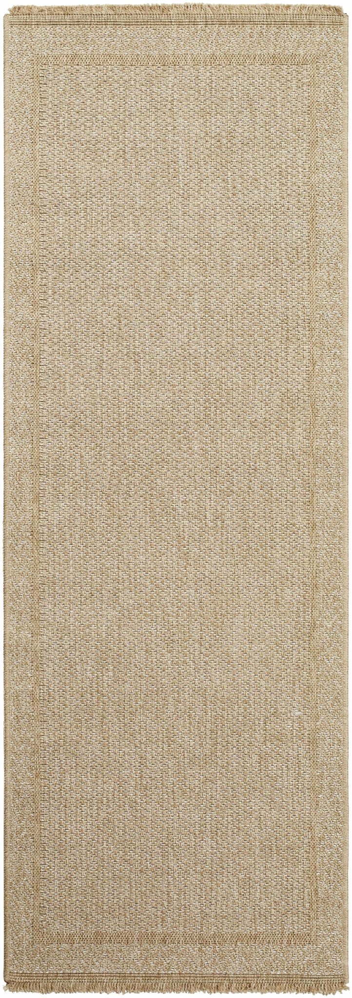 Modern Dorie Beige And White Machine Woven Indoor & Outdoor Rug - Image 7
